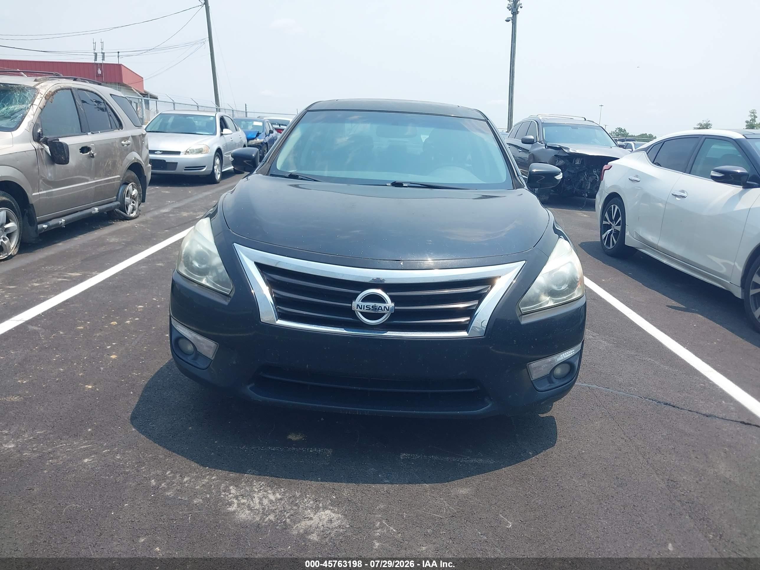 2014 Nissan Altima 2.5 Sl Black vin: 1N4AL3APXEC282524