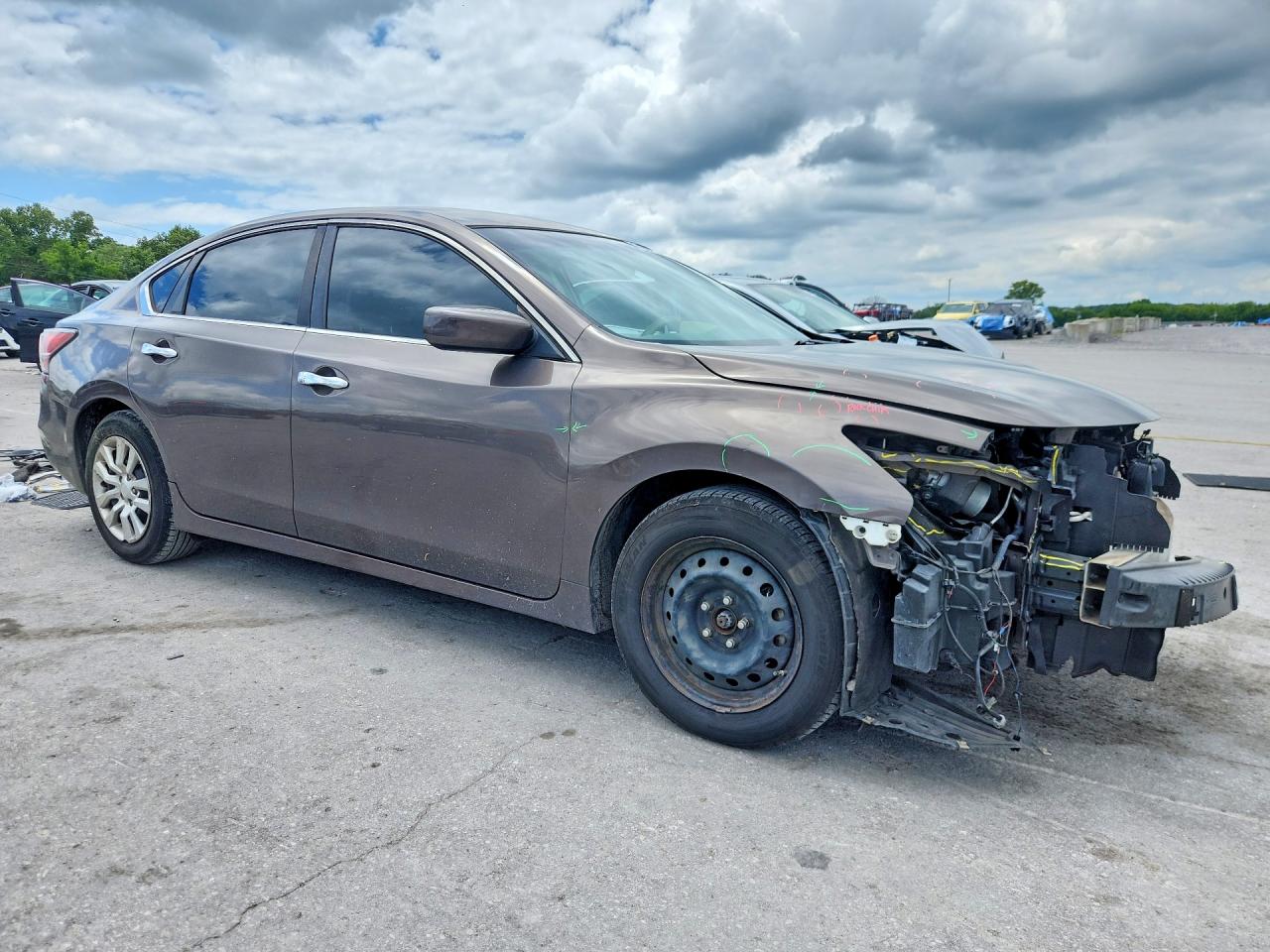 2014 Nissan Altima 2.5 S Brown vin: 1N4AL3APXEC296374