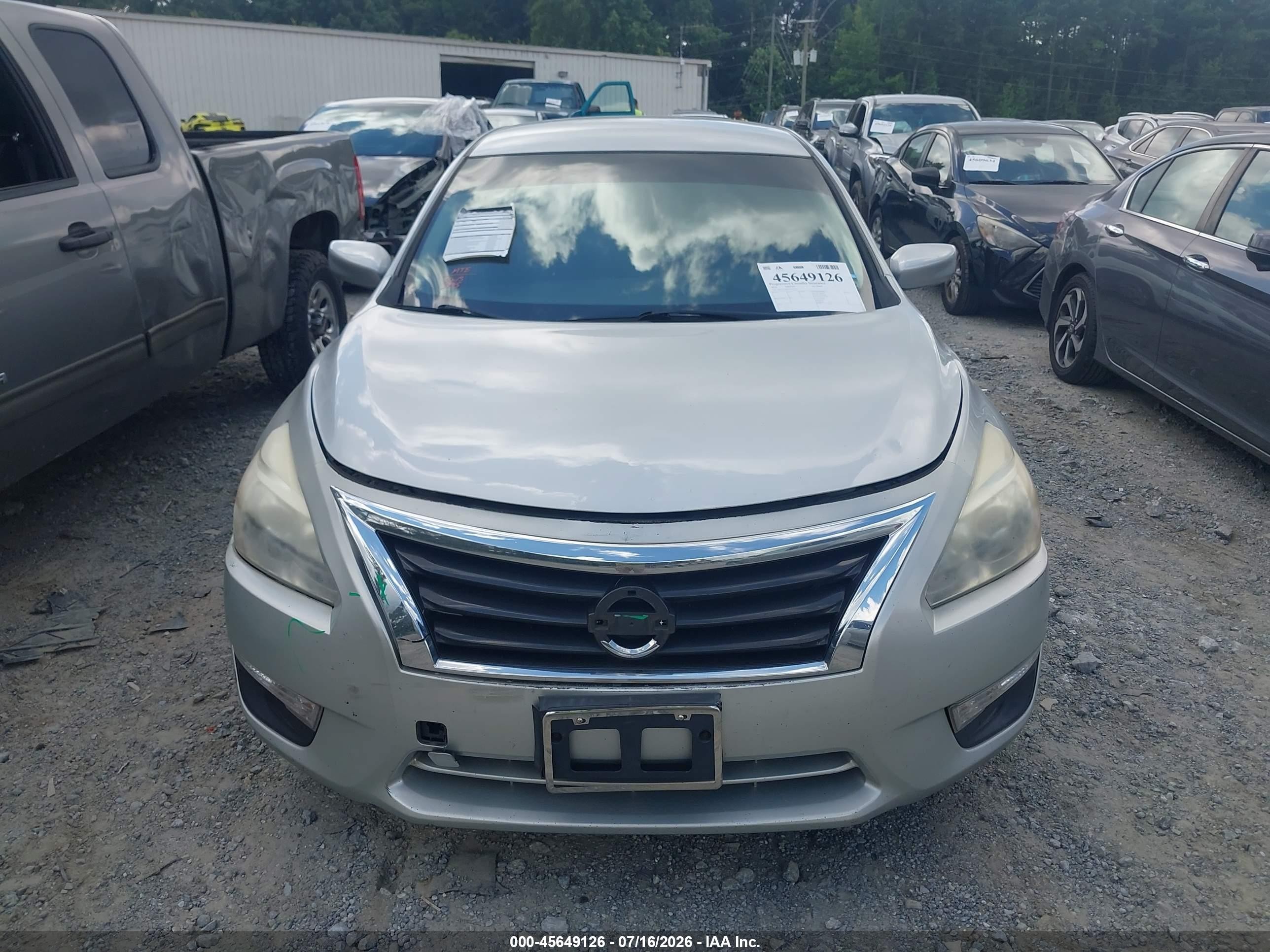 2014 Nissan Altima 2.5 S Silver vin: 1N4AL3APXEC323122