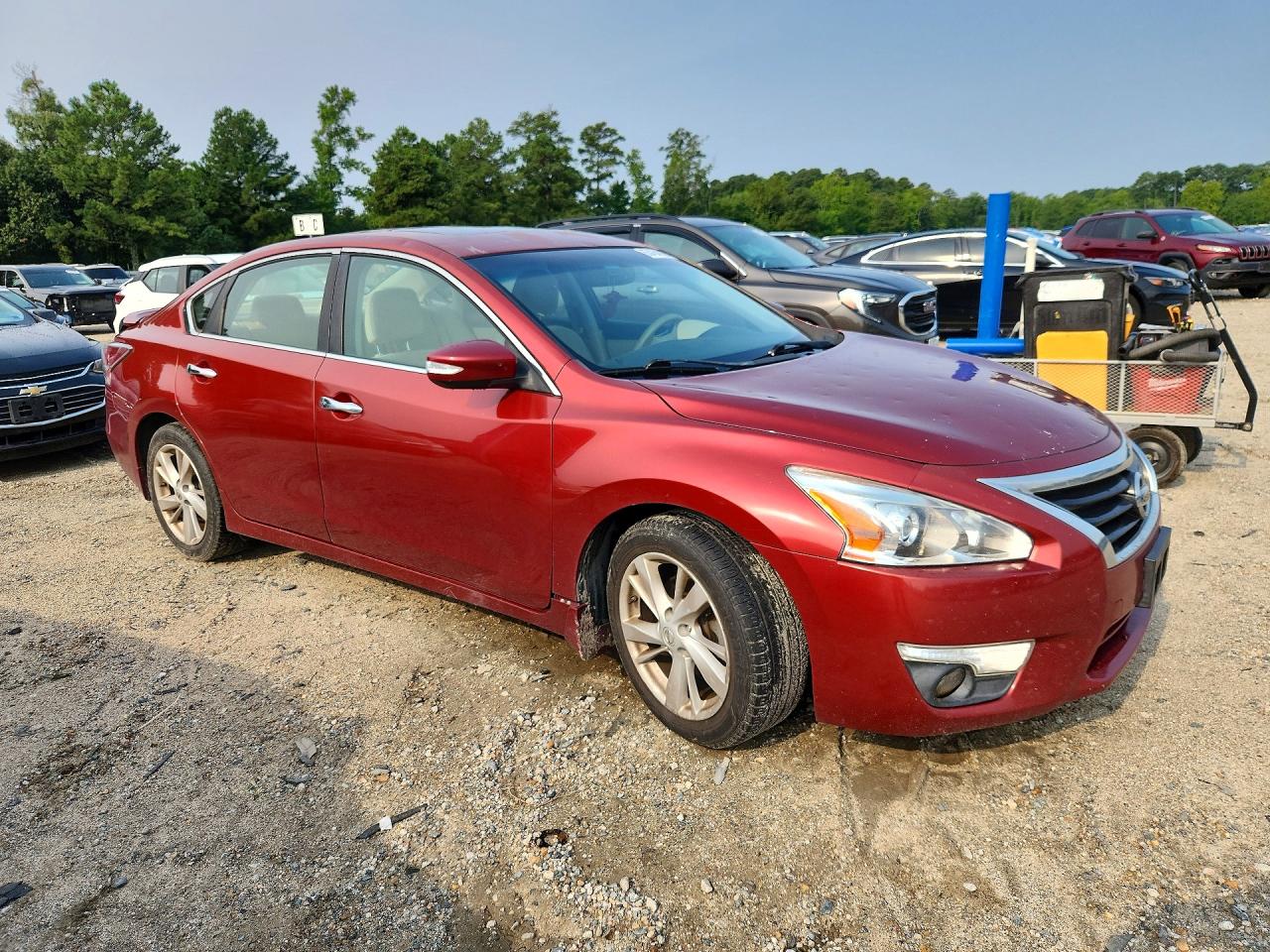 2014 Nissan Altima 2.5 Sv Красный vin: 1N4AL3APXEC400779