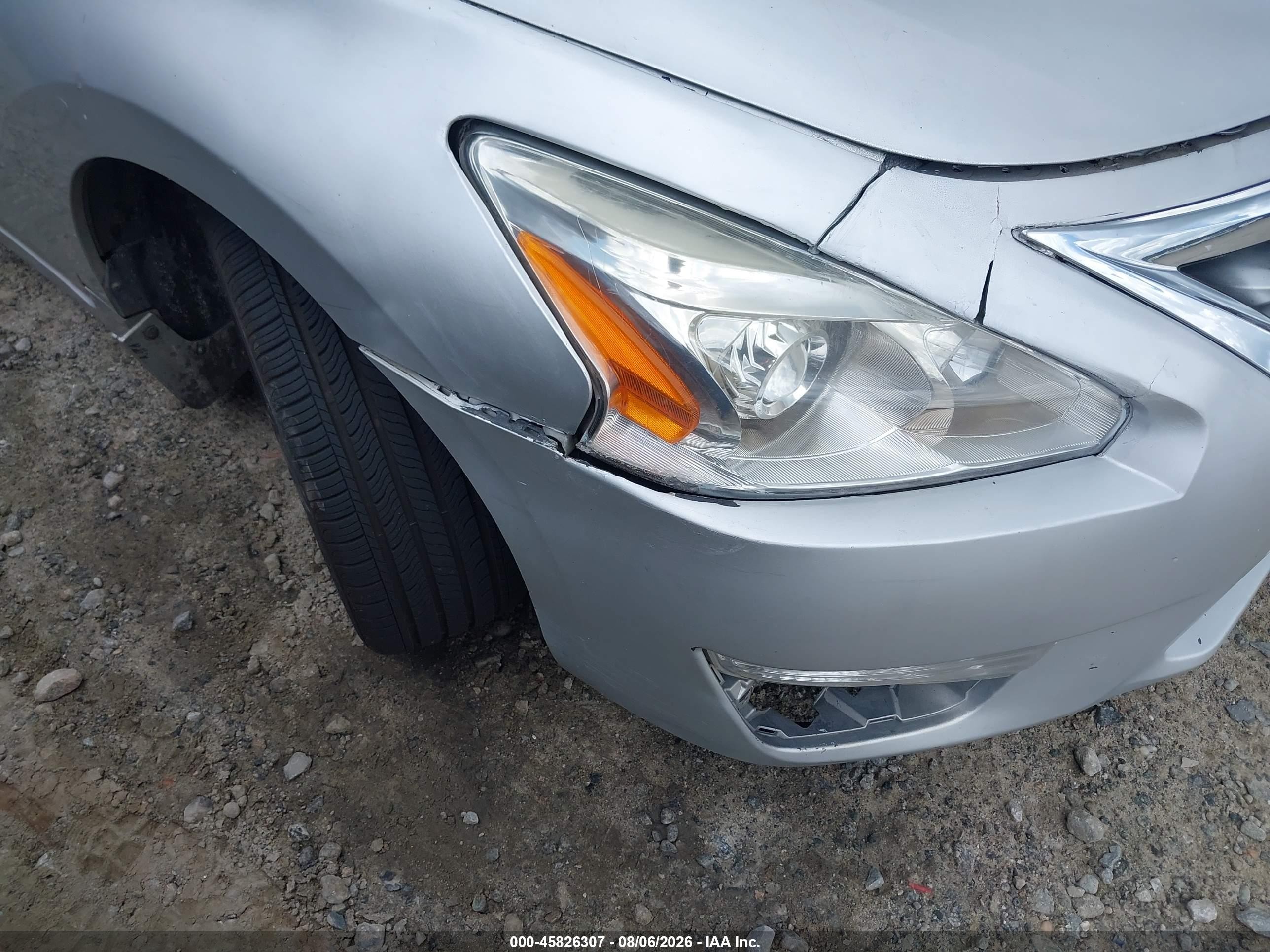 2014 Nissan Altima 2.5 Sv Silver vin: 1N4AL3APXEC402290