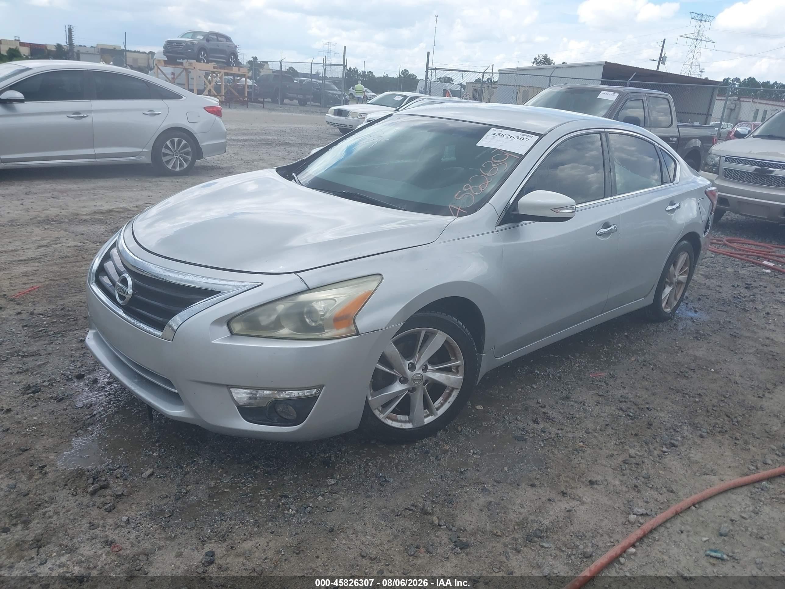 2014 Nissan Altima 2.5 Sv Silver vin: 1N4AL3APXEC402290