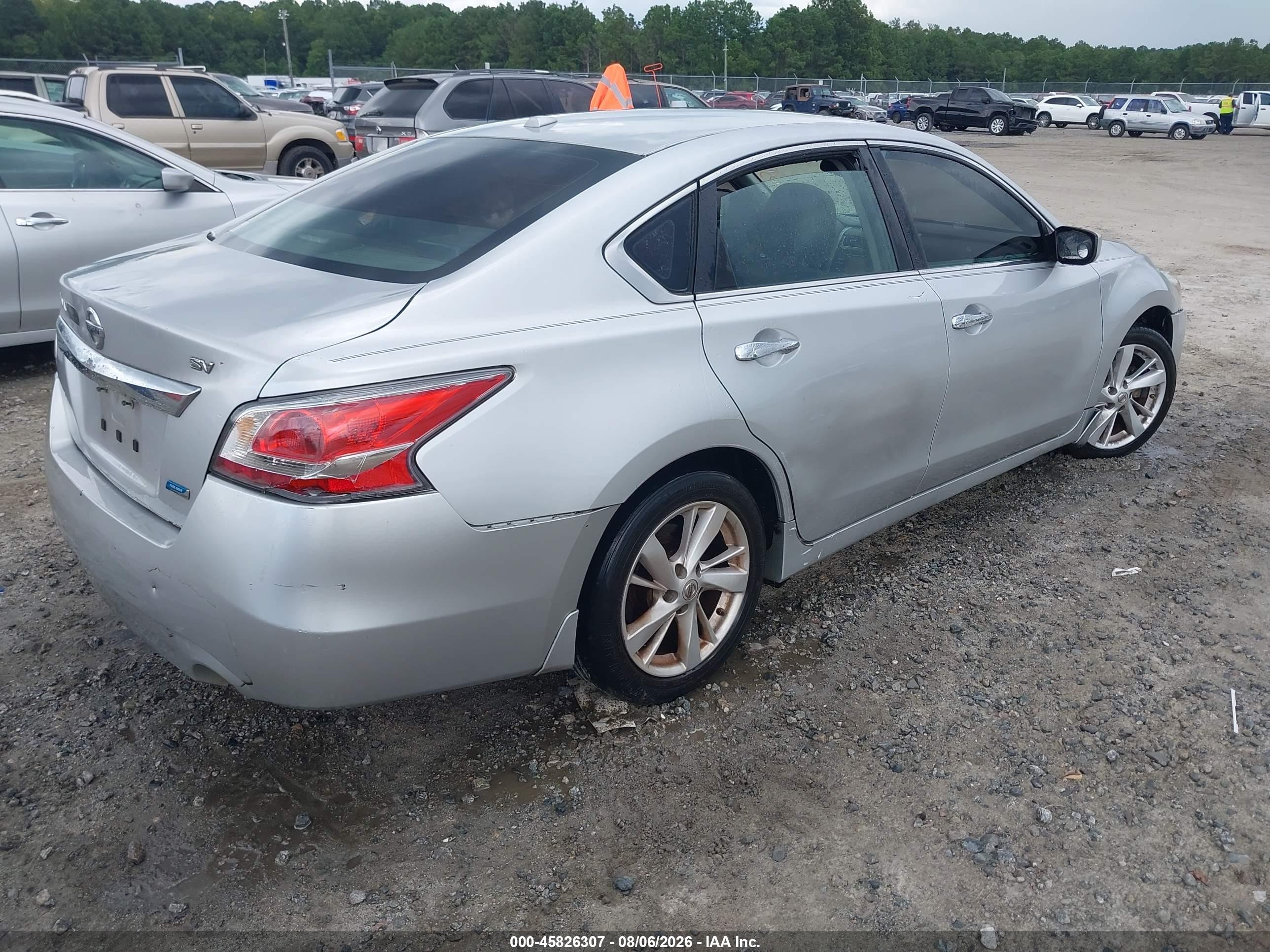 2014 Nissan Altima 2.5 Sv Silver vin: 1N4AL3APXEC402290
