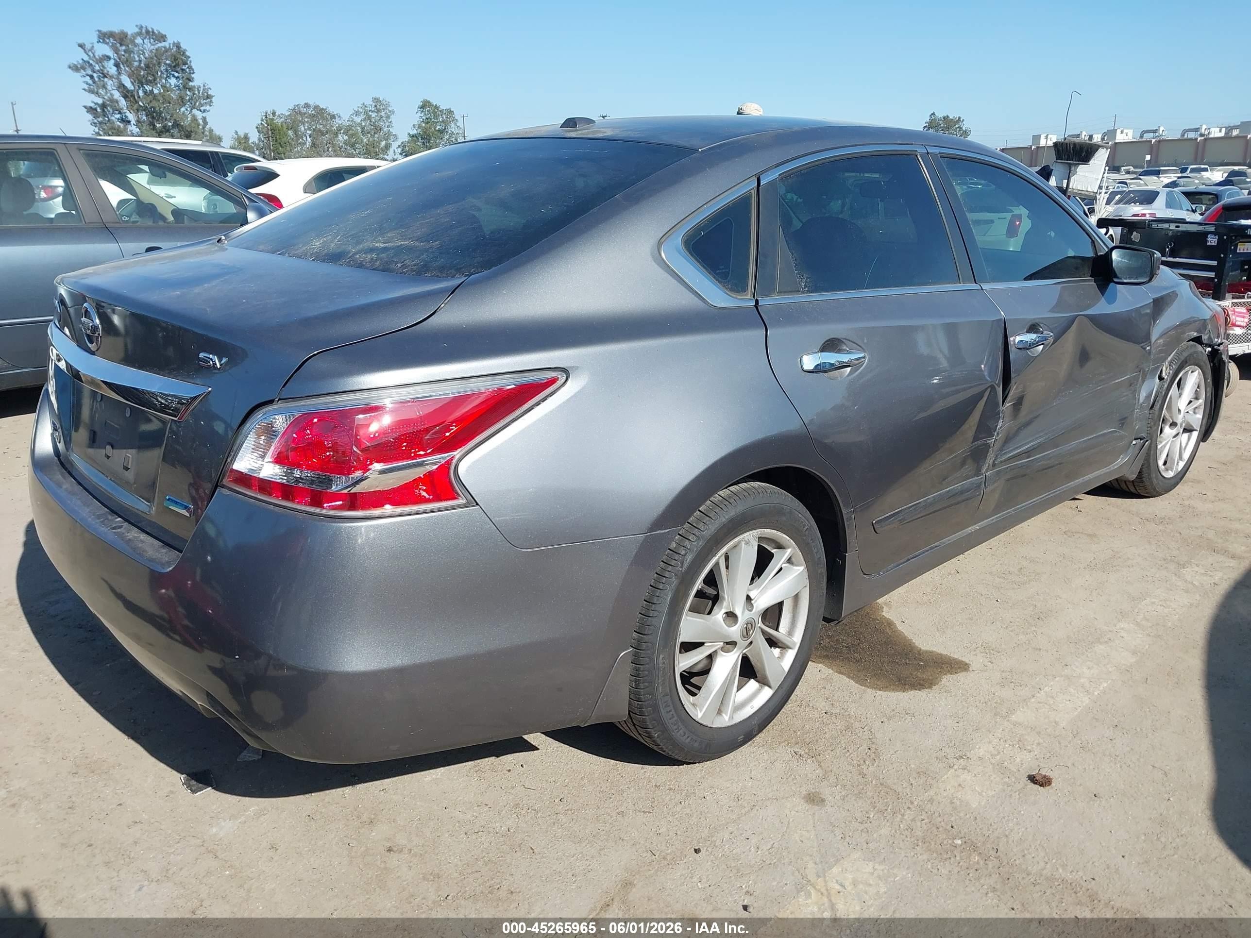 2014 Nissan Altima 2.5 Sv Серый vin: 1N4AL3APXEC404203