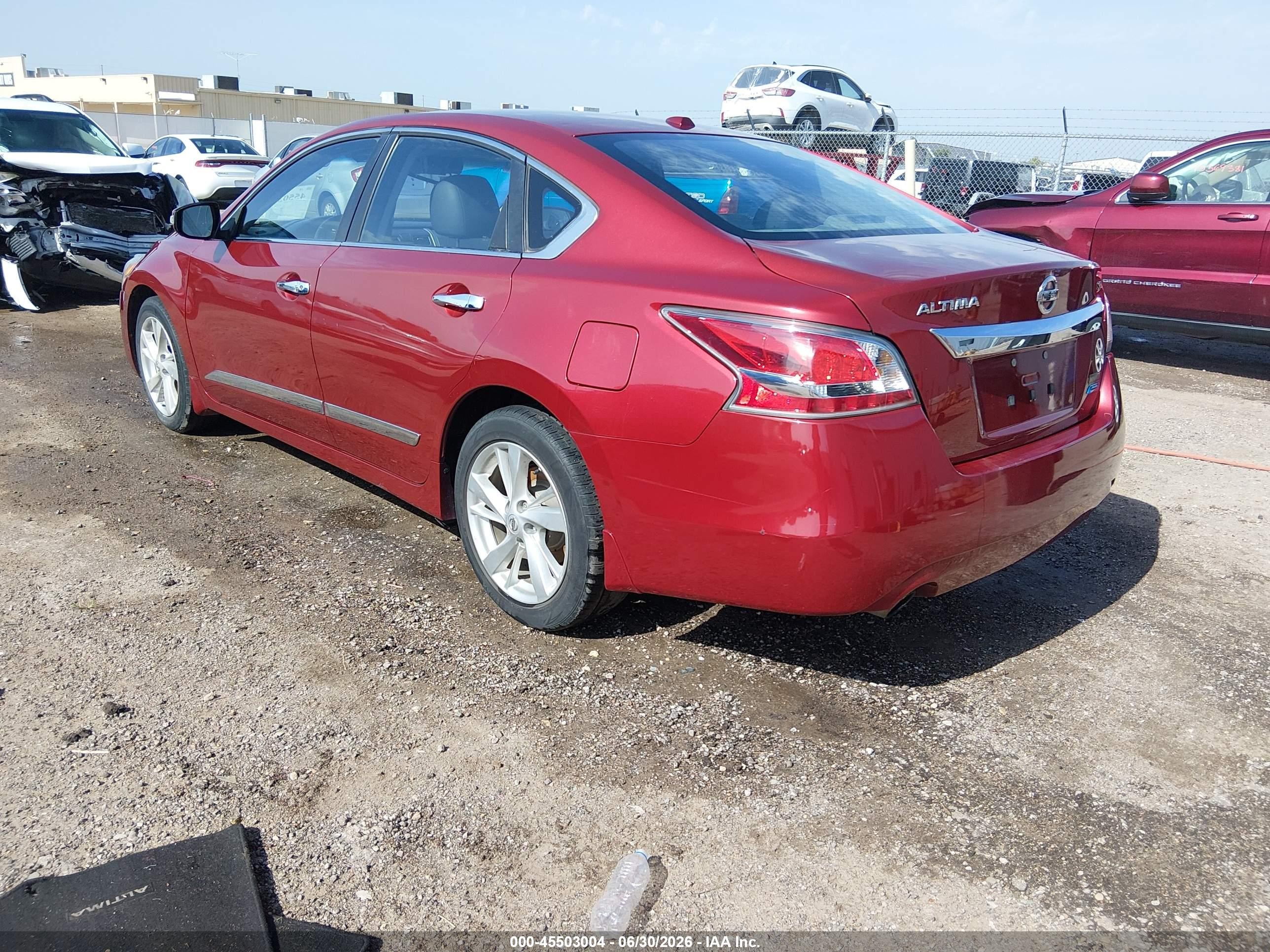 2014 Nissan Altima 2.5 Sl Red vin: 1N4AL3APXEC410230