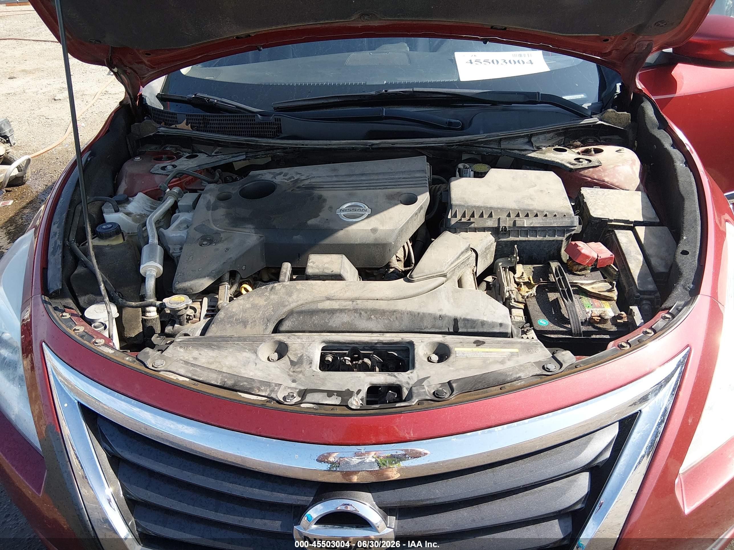 2014 Nissan Altima 2.5 Sl Red vin: 1N4AL3APXEC410230