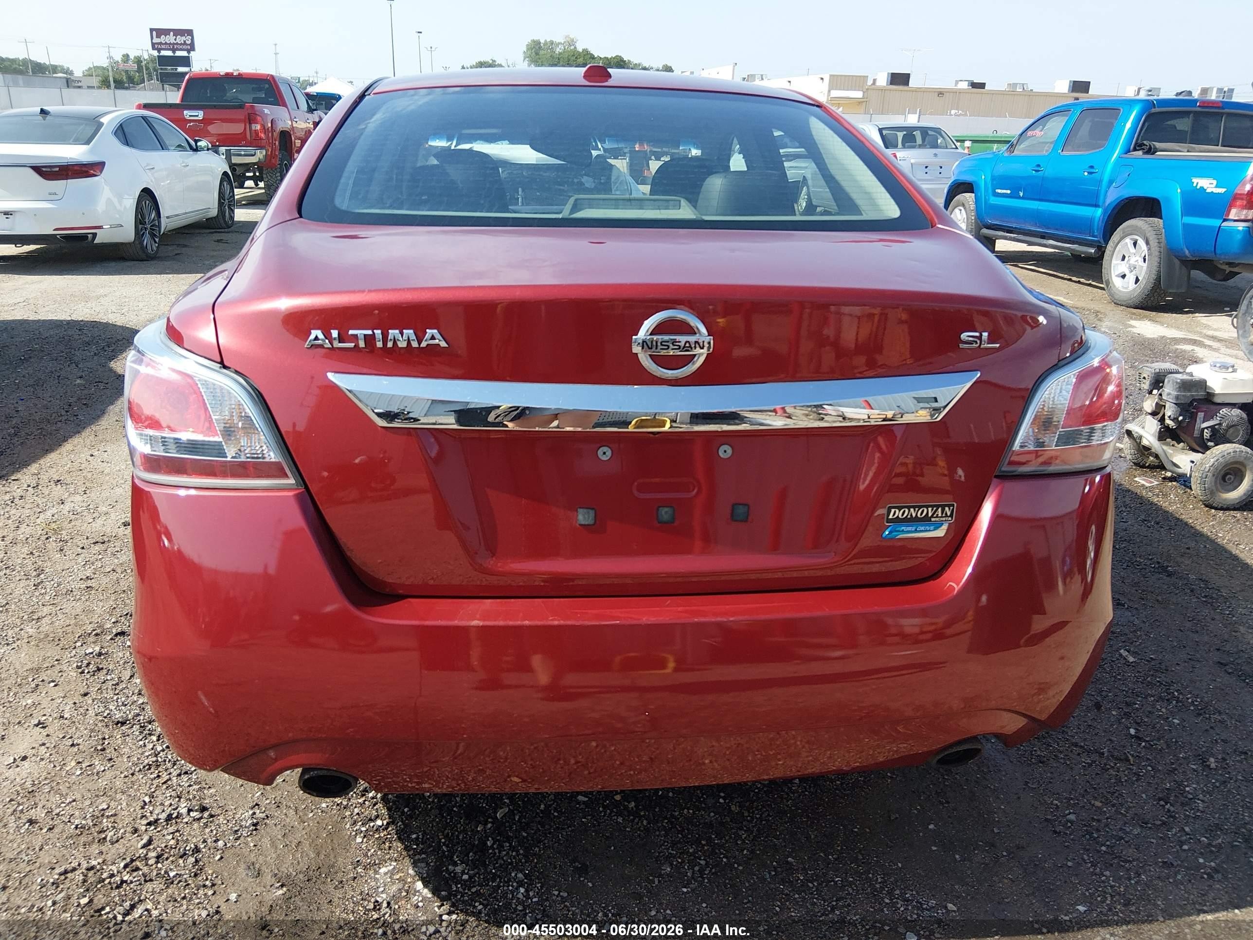 2014 Nissan Altima 2.5 Sl Red vin: 1N4AL3APXEC410230
