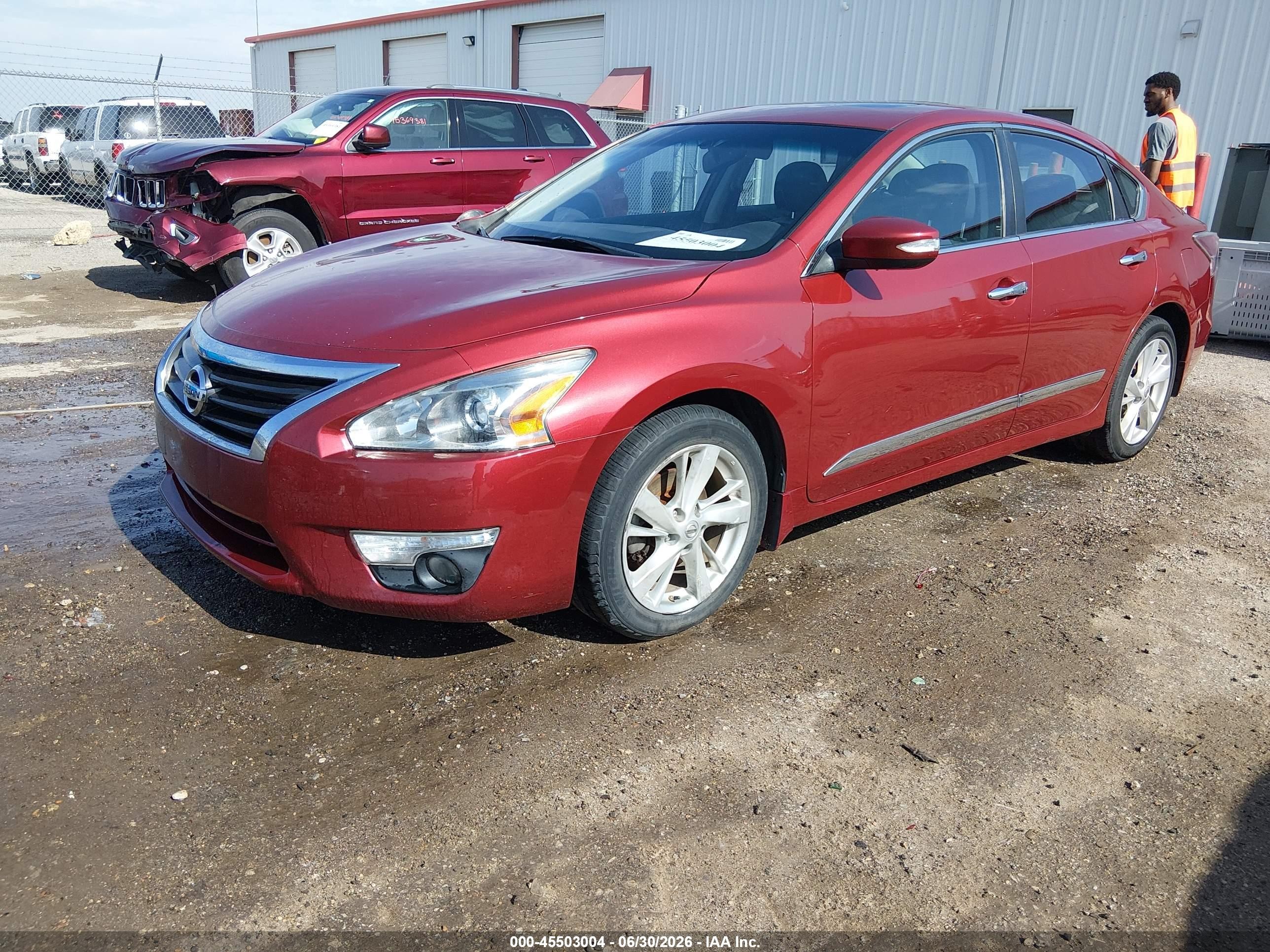 2014 Nissan Altima 2.5 Sl Red vin: 1N4AL3APXEC410230
