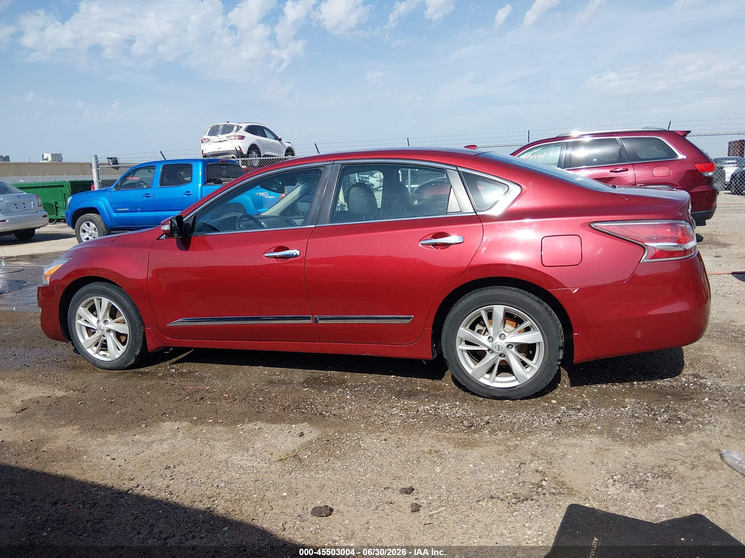 2014 Nissan Altima 2.5 Sl Red vin: 1N4AL3APXEC410230