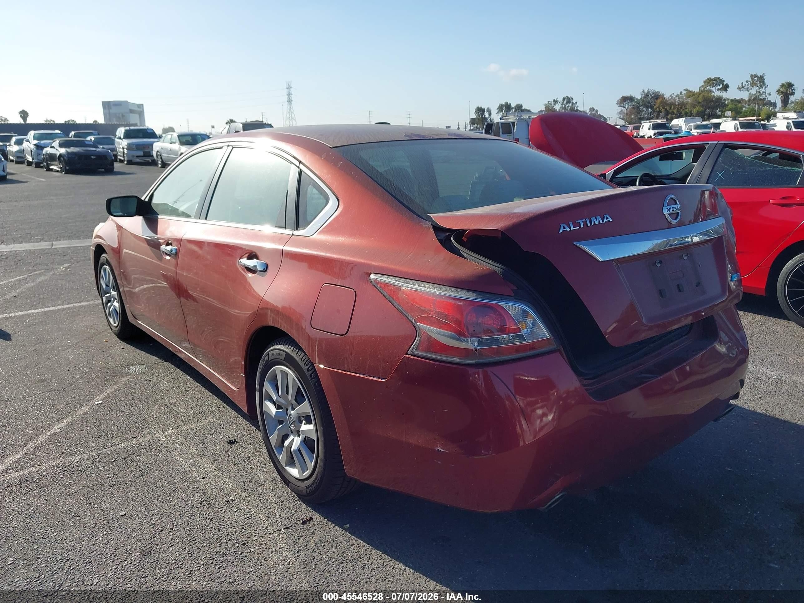 2014 Nissan Altima 2.5 Красный vin: 1N4AL3APXEC417436