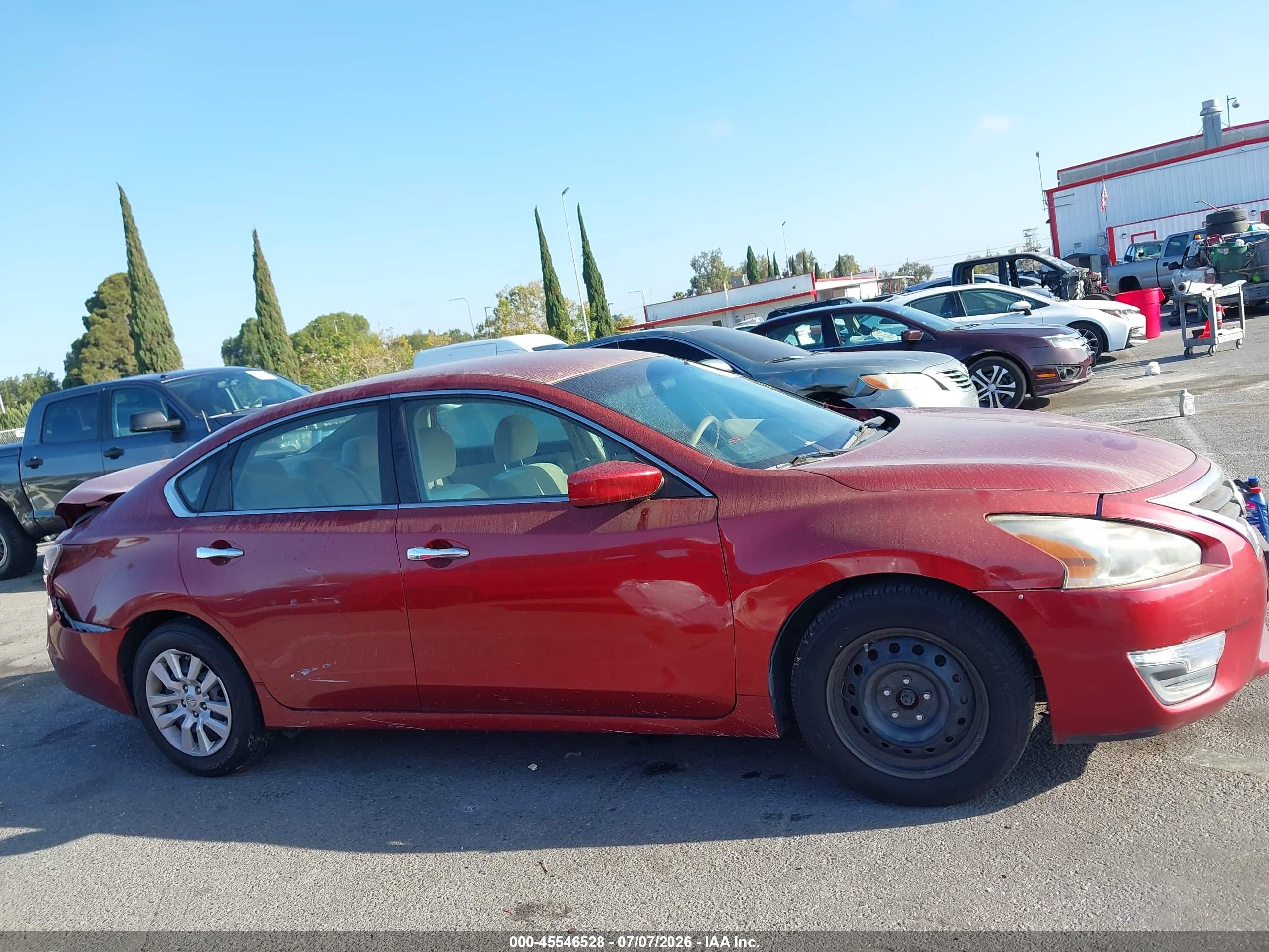 2014 Nissan Altima 2.5 Красный vin: 1N4AL3APXEC417436