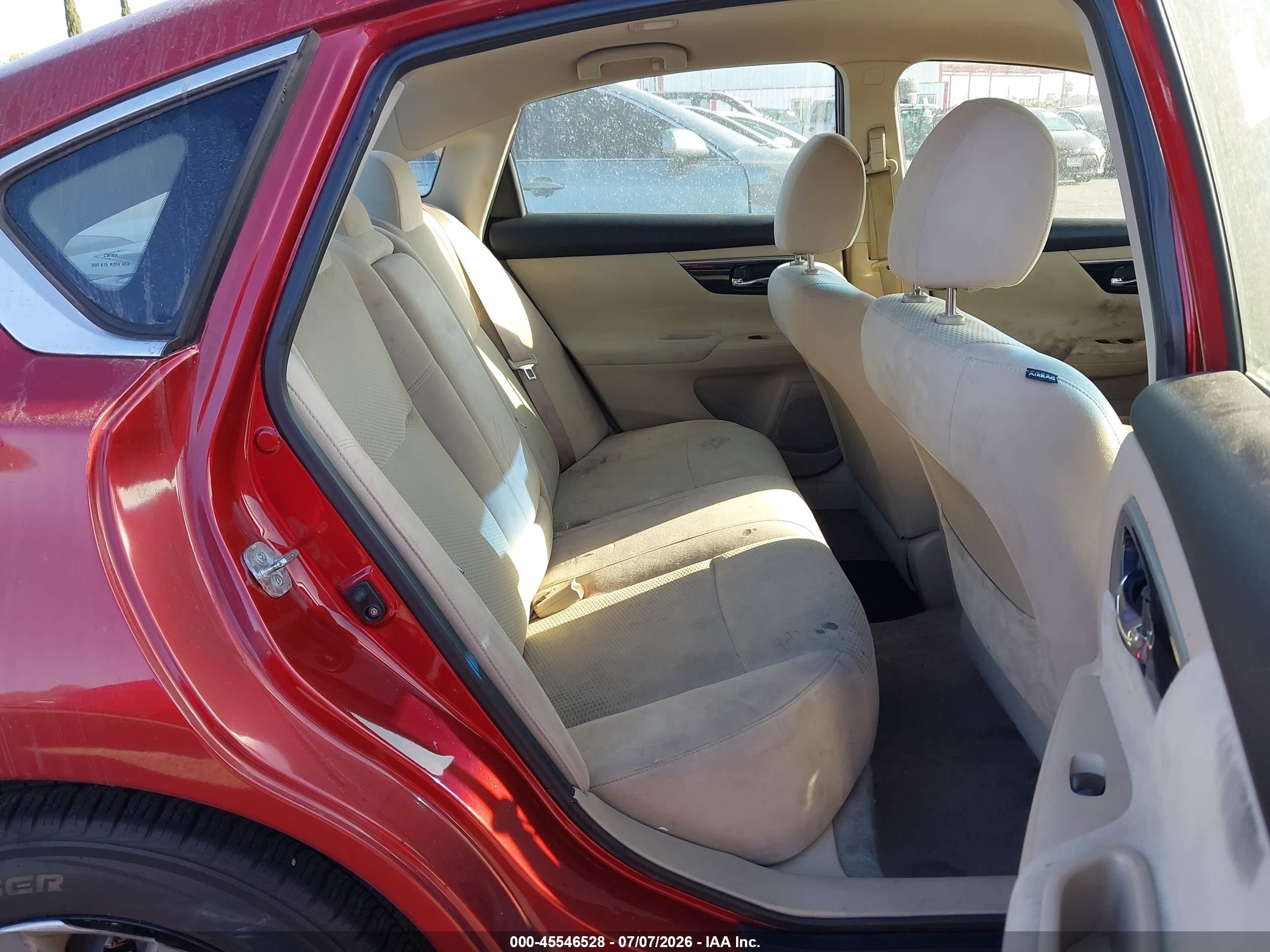 2014 Nissan Altima 2.5 Красный vin: 1N4AL3APXEC417436