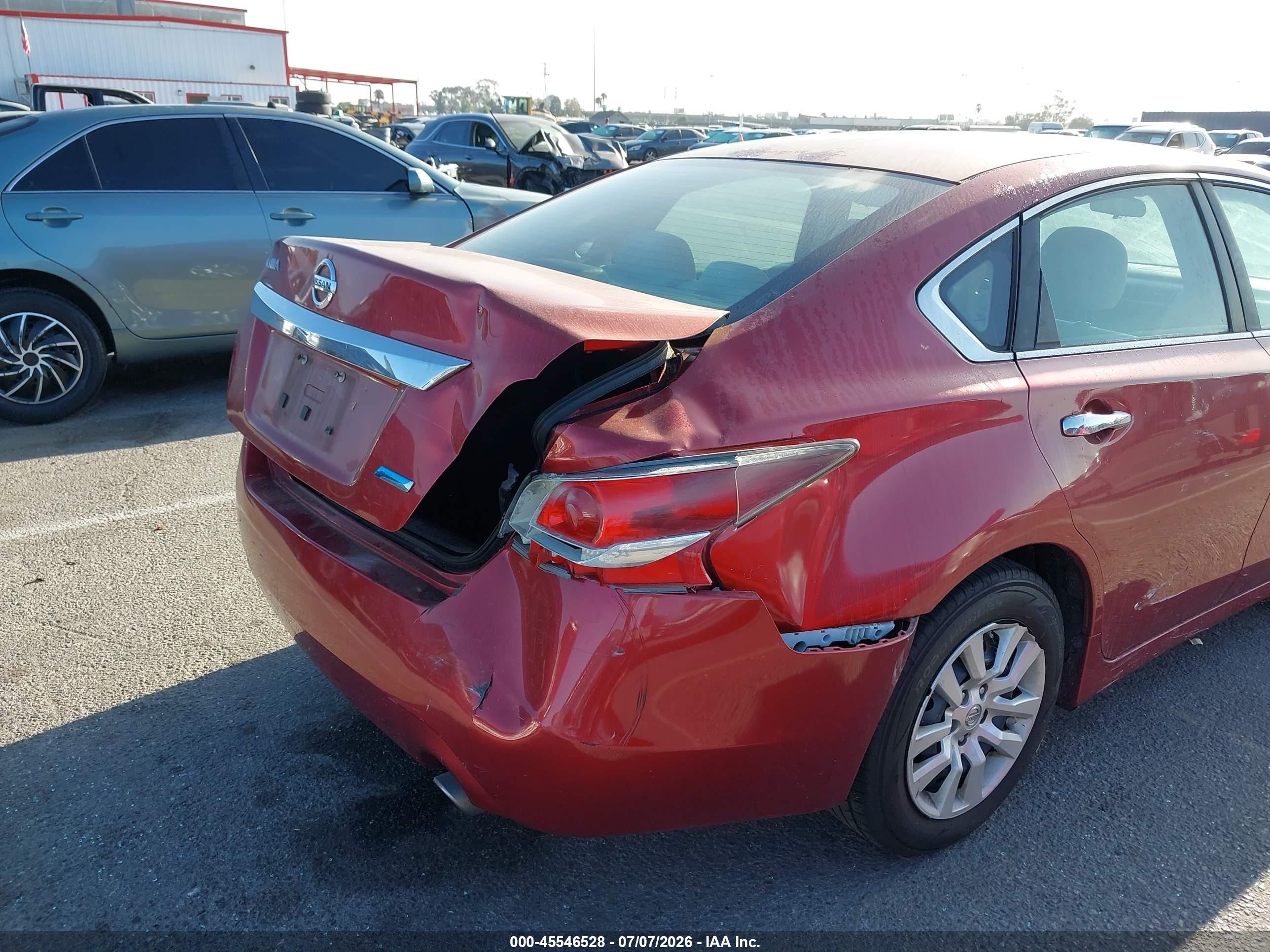 2014 Nissan Altima 2.5 Красный vin: 1N4AL3APXEC417436