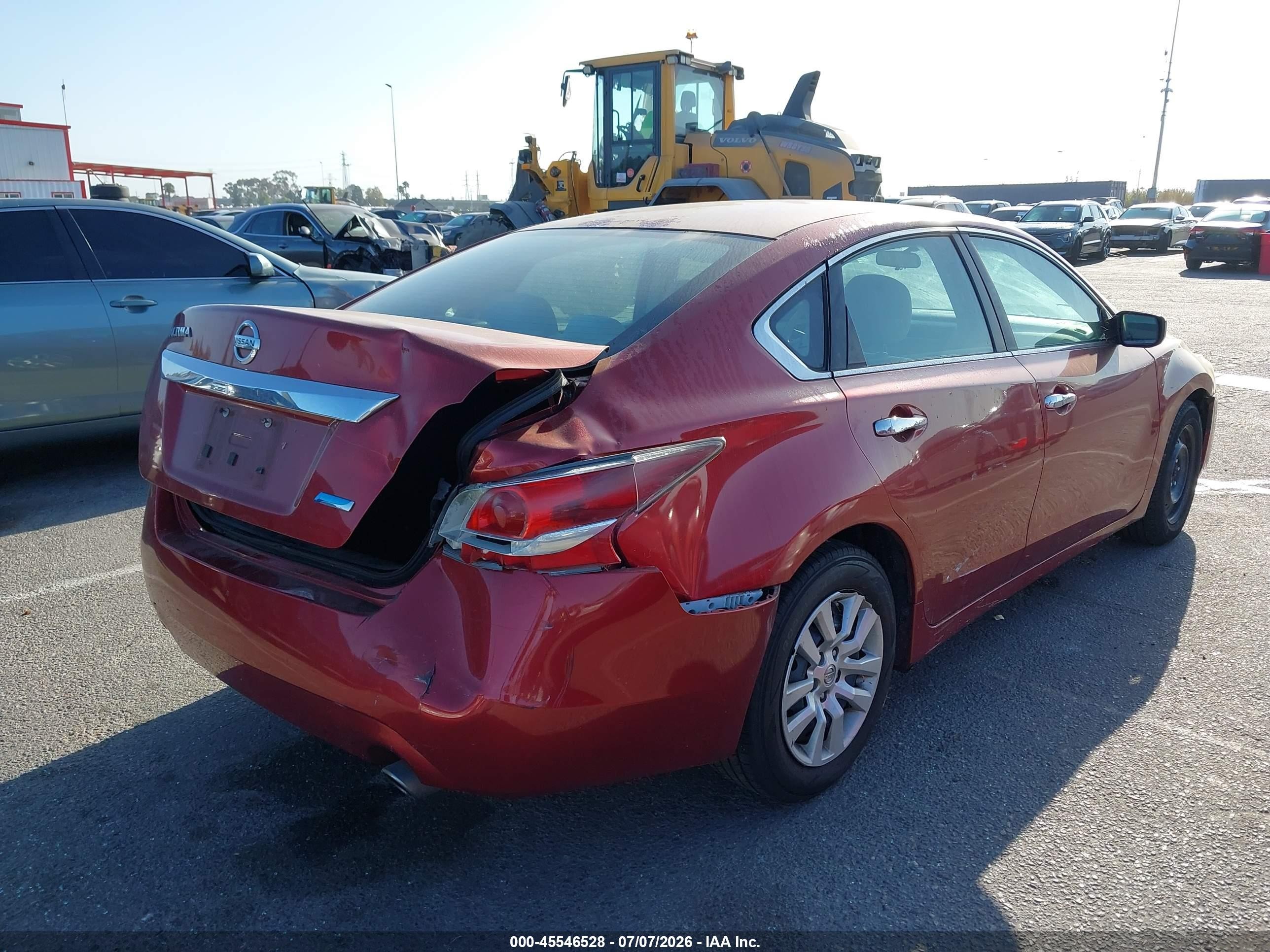 2014 Nissan Altima 2.5 Красный vin: 1N4AL3APXEC417436