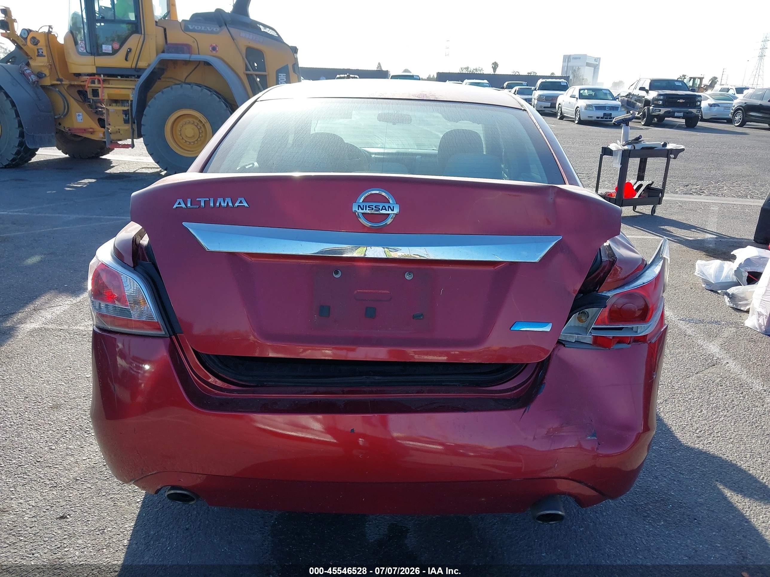 2014 Nissan Altima 2.5 Красный vin: 1N4AL3APXEC417436