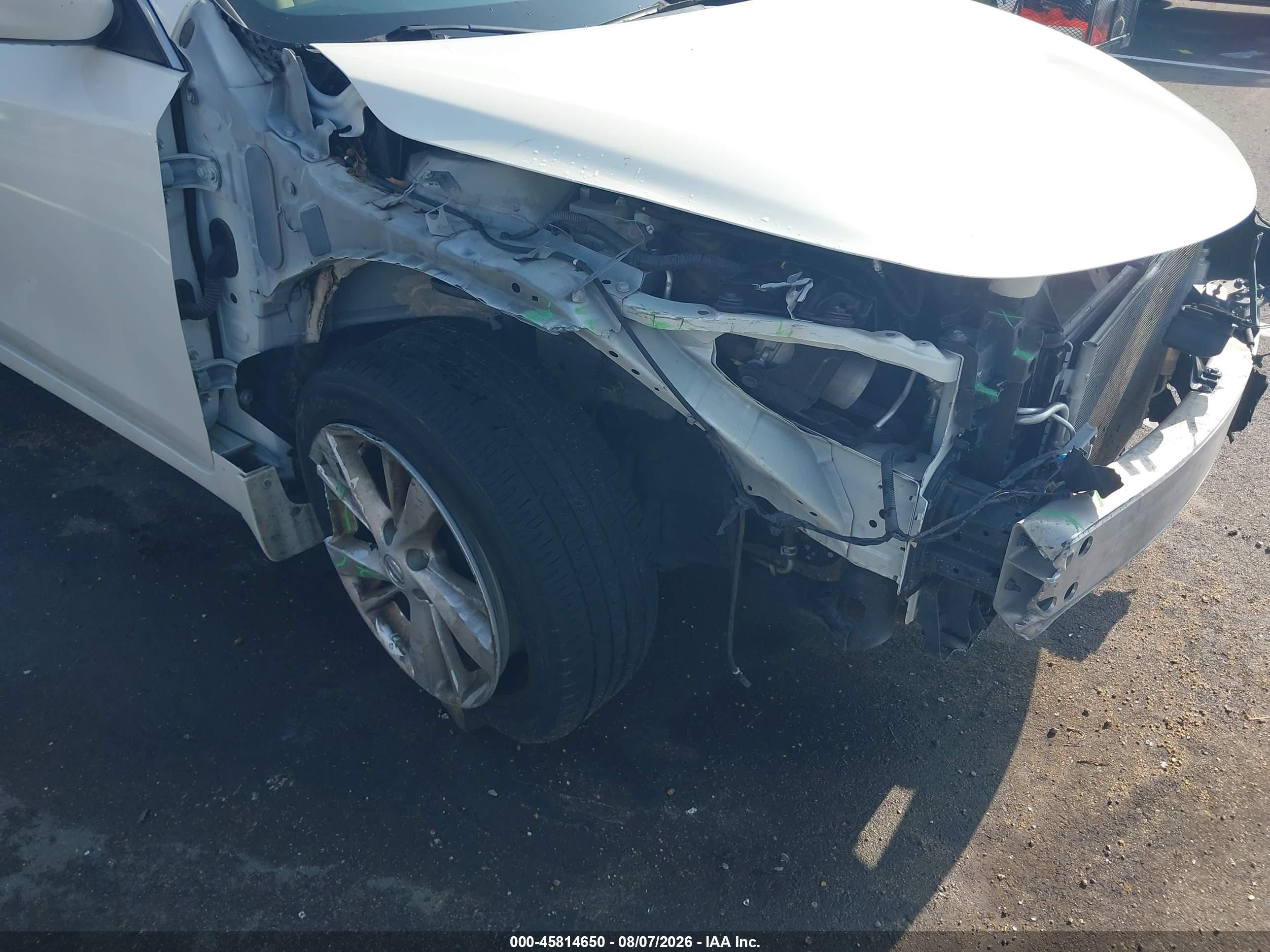 2014 Nissan Altima 2.5 Sv White vin: 1N4AL3APXEC901557