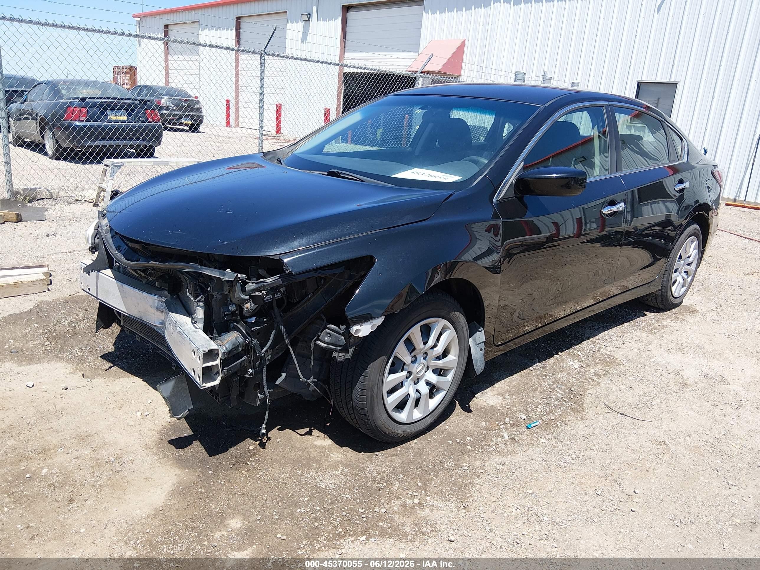 2014 Nissan Altima 2.5 S Black vin: 1N4AL3APXEN208430