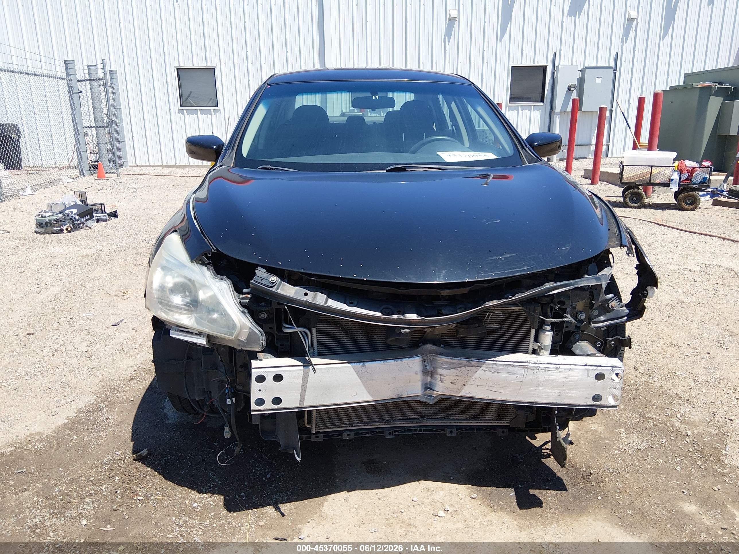 2014 Nissan Altima 2.5 S Black vin: 1N4AL3APXEN208430