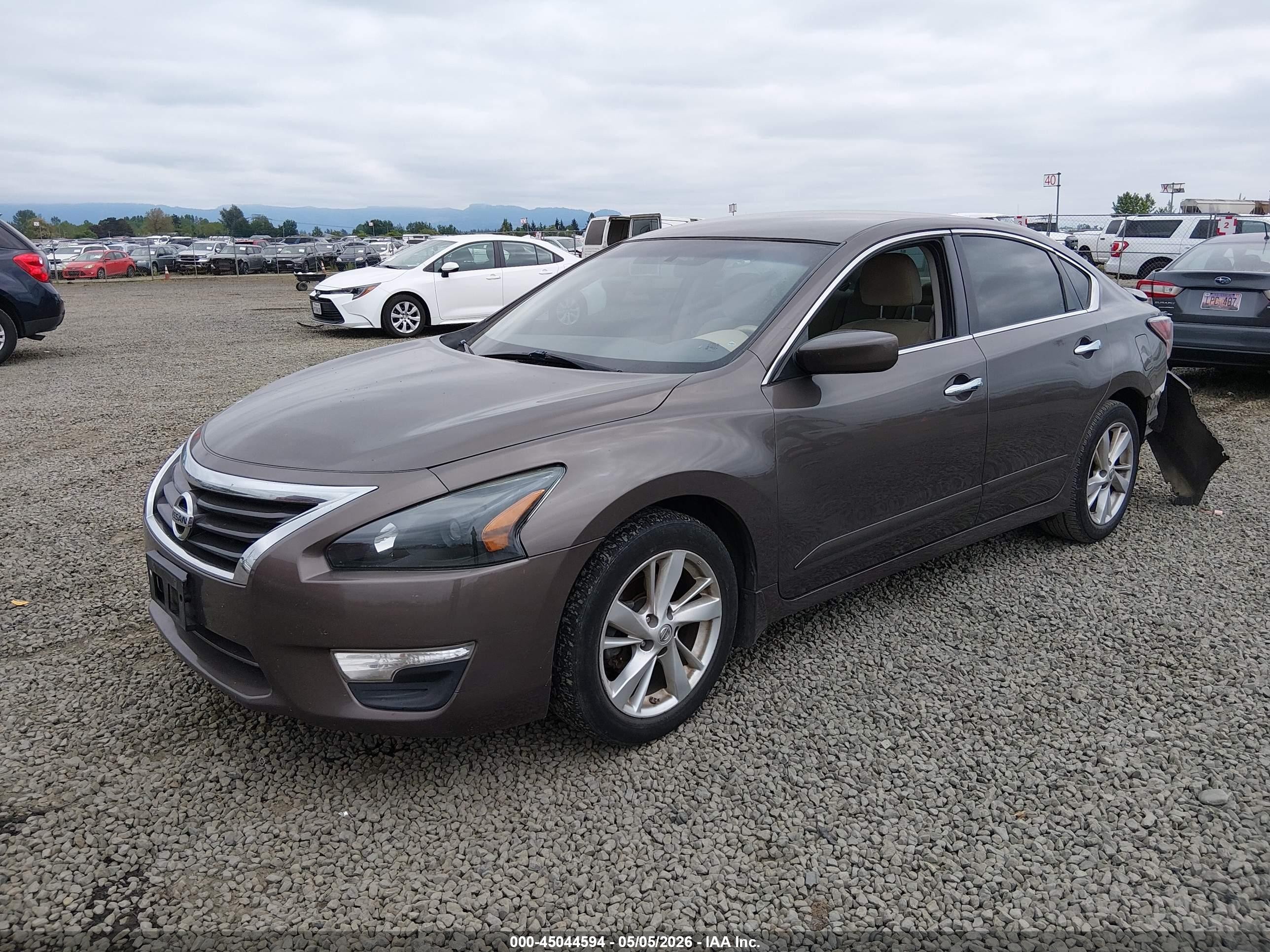 2014 Nissan Altima 2.5 Sv Коричневый vin: 1N4AL3APXEN215734