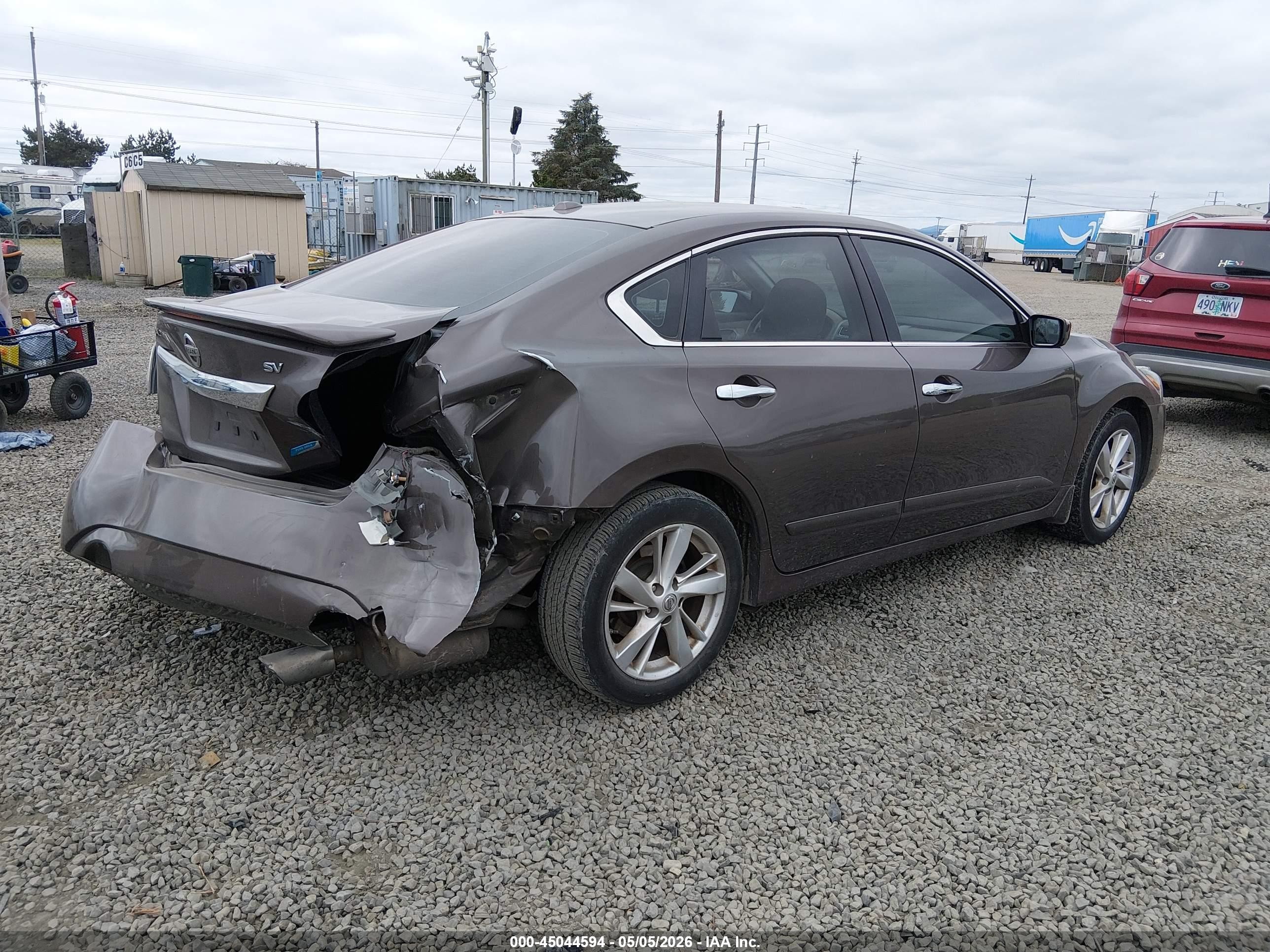 2014 Nissan Altima 2.5 Sv Коричневый vin: 1N4AL3APXEN215734