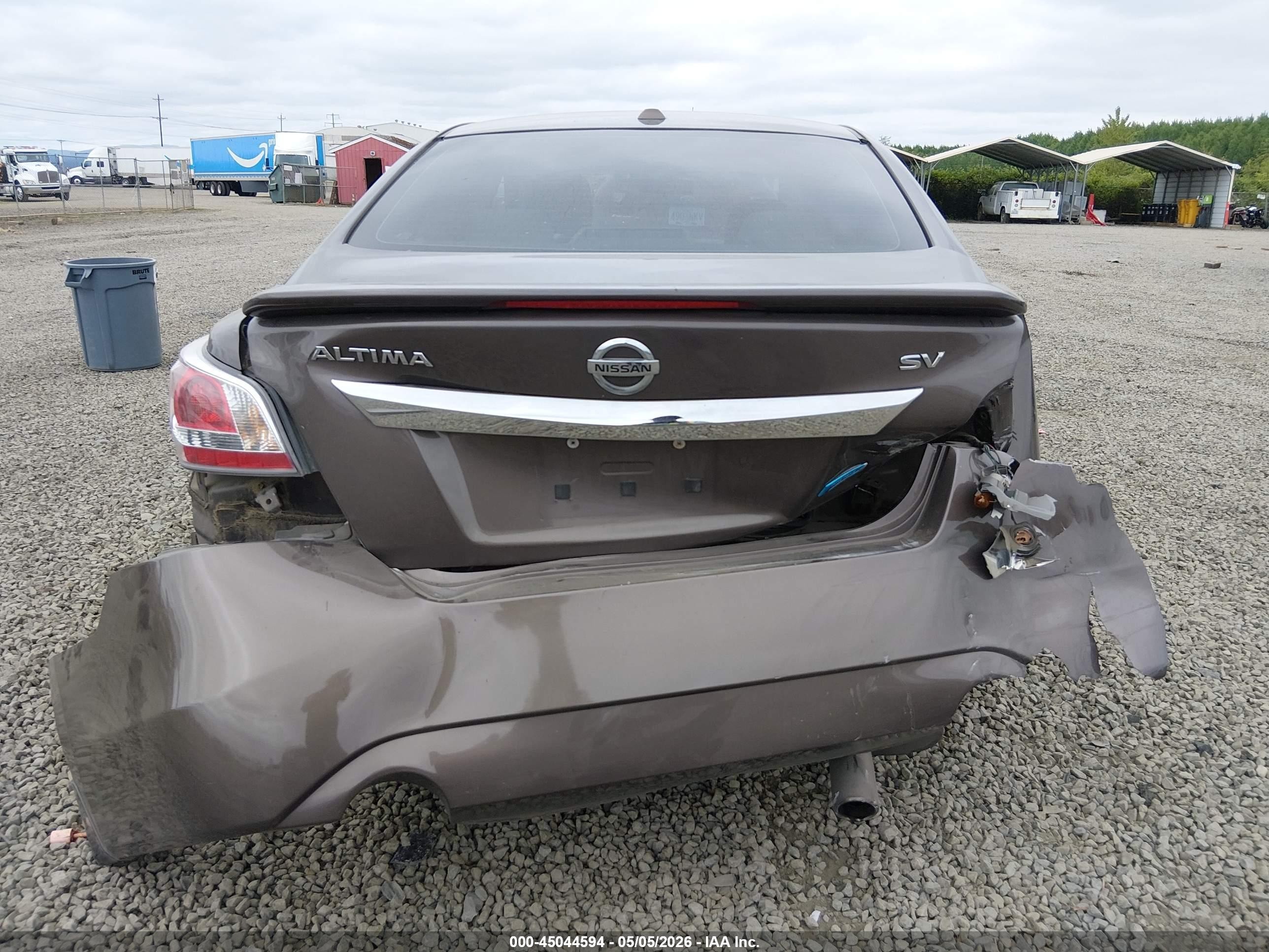 2014 Nissan Altima 2.5 Sv Коричневый vin: 1N4AL3APXEN215734
