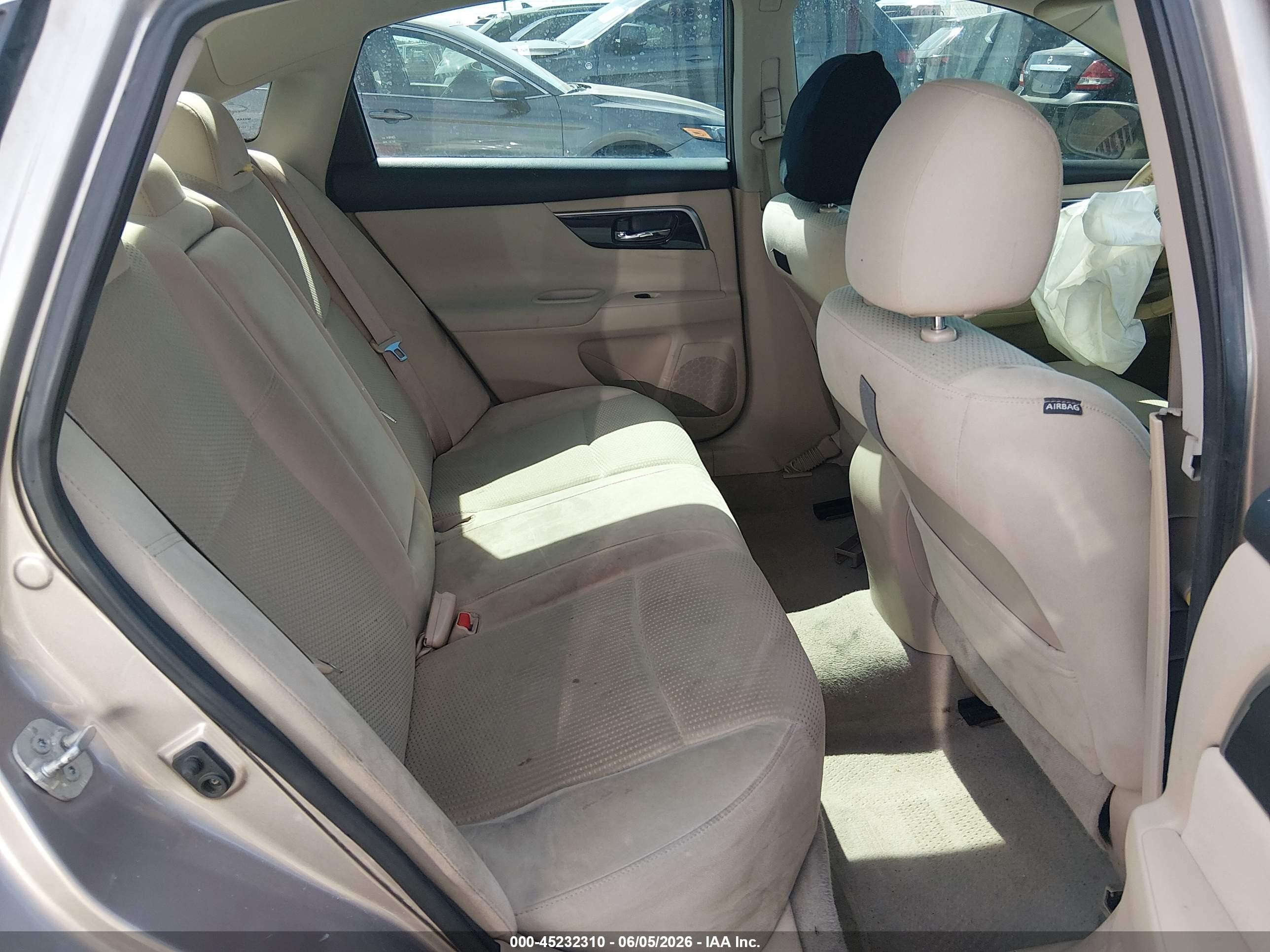 2014 Nissan Altima 2.5 Sv Бежевый vin: 1N4AL3APXEN220531