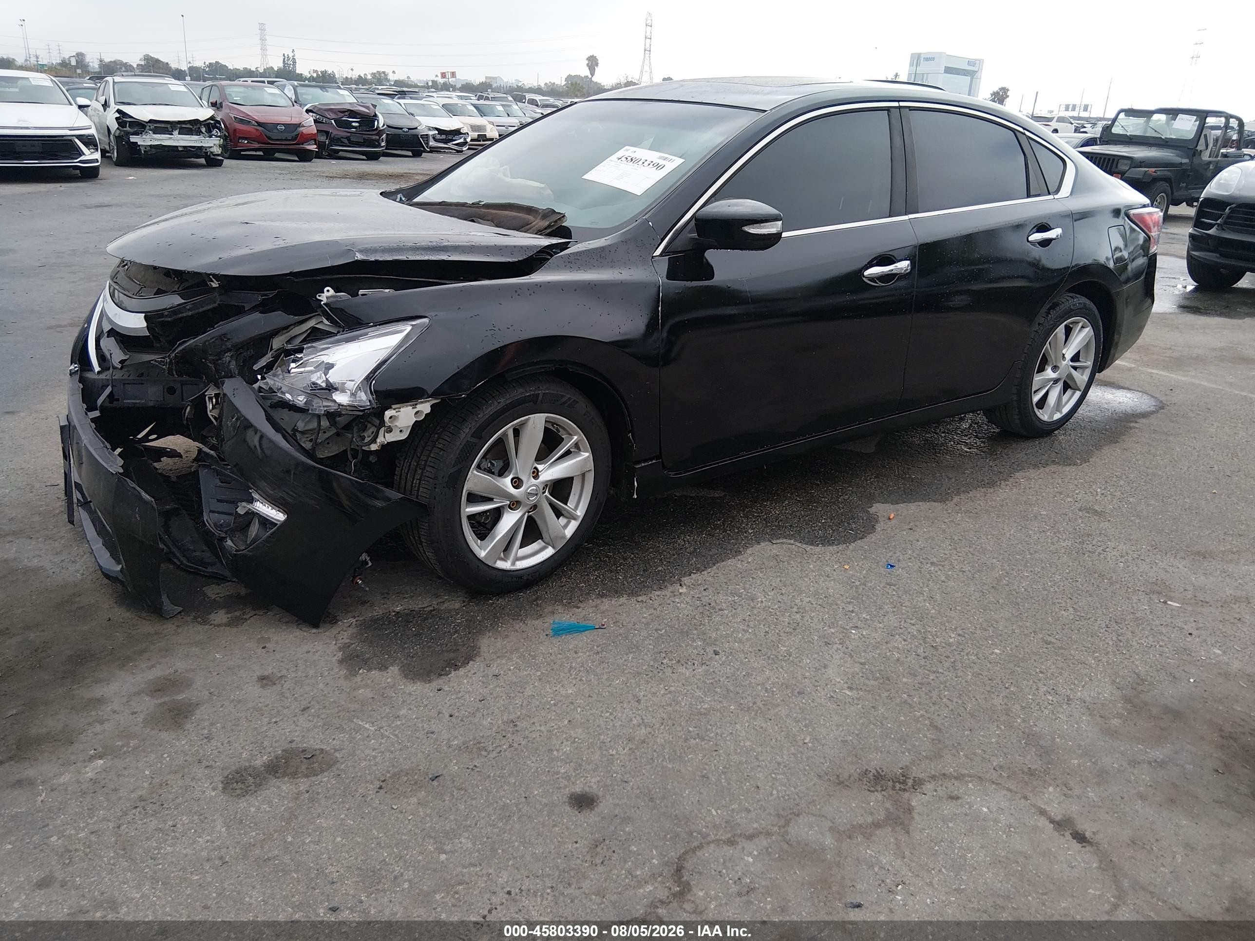 2014 Nissan Altima 2.5 Sl Black vin: 1N4AL3APXEN226412