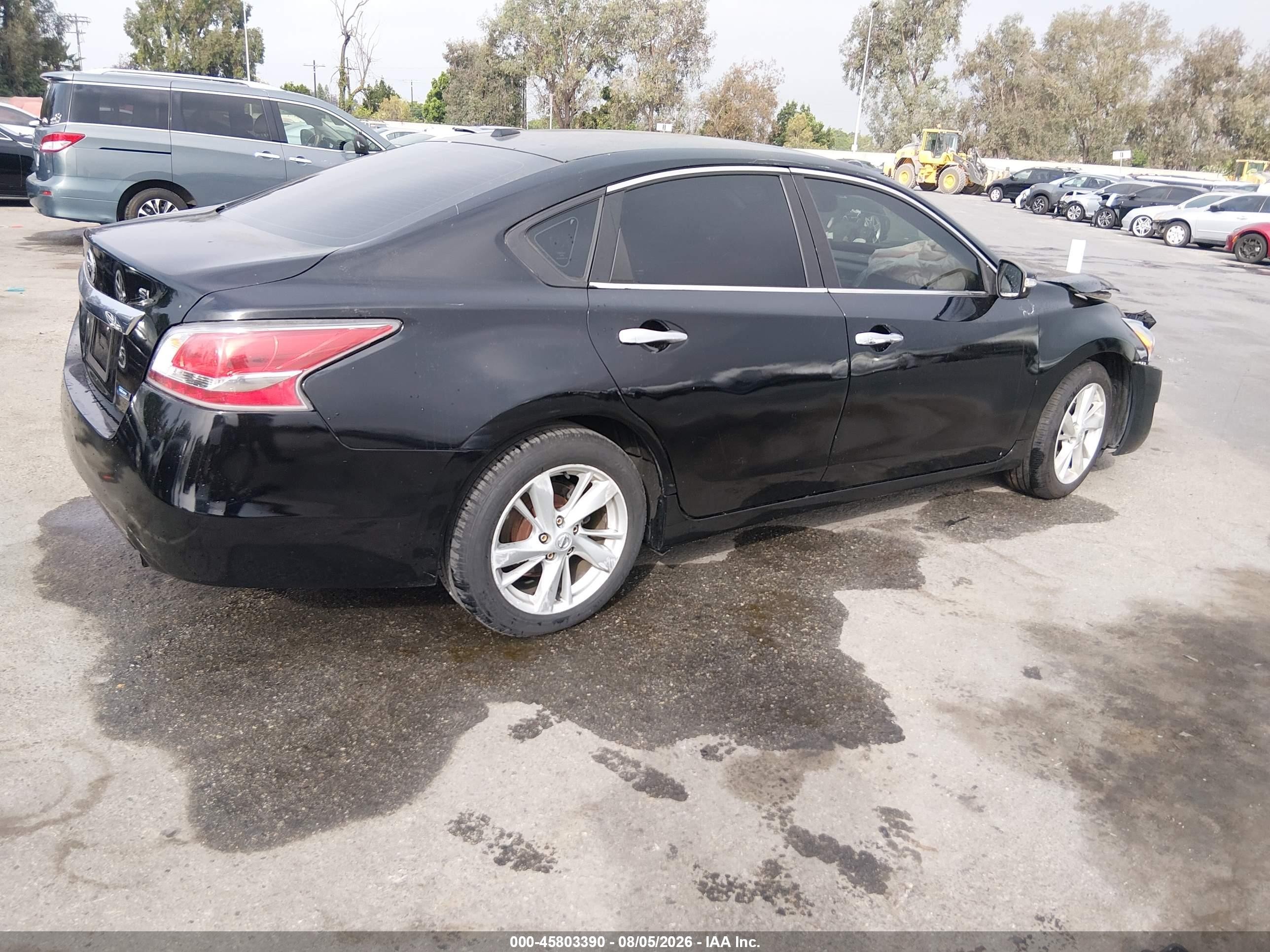 2014 Nissan Altima 2.5 Sl Black vin: 1N4AL3APXEN226412