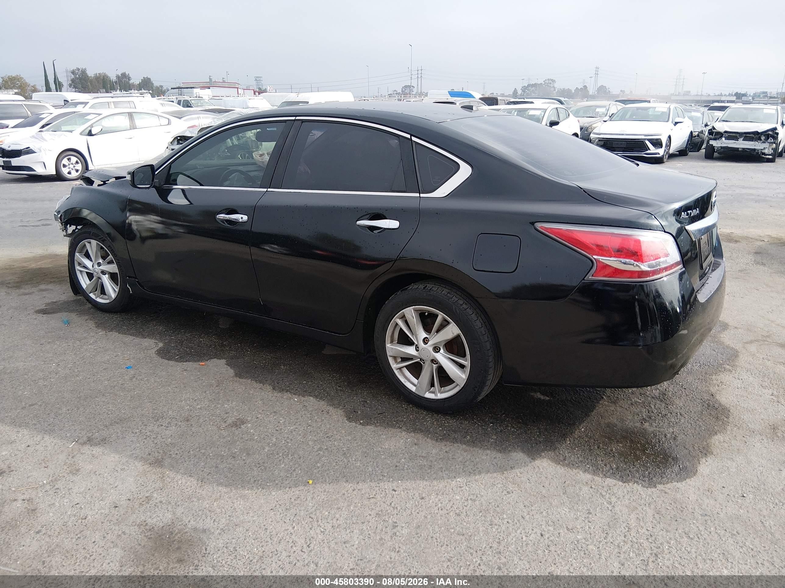 2014 Nissan Altima 2.5 Sl Black vin: 1N4AL3APXEN226412