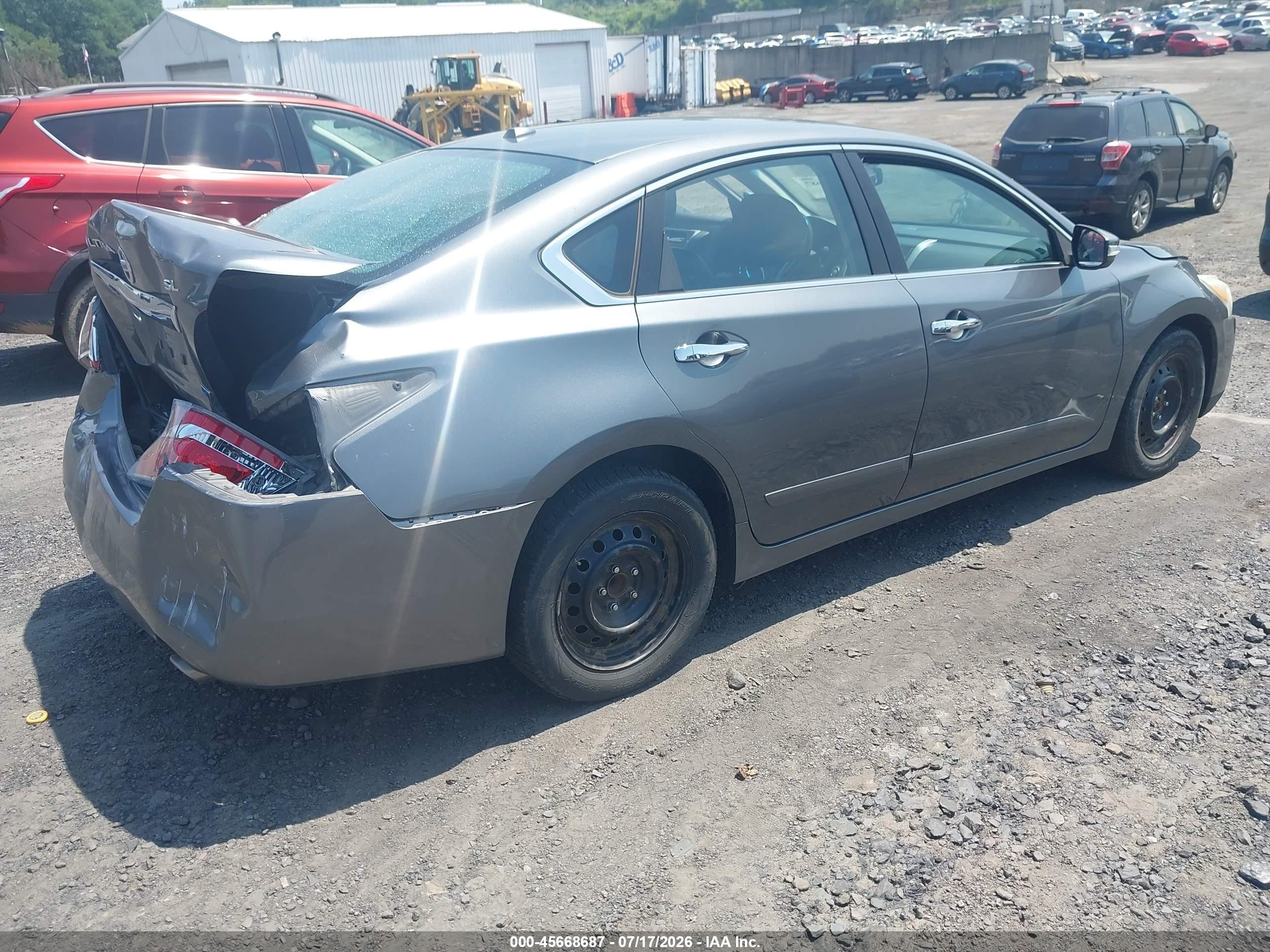 2014 Nissan Altima 2.5 Sl Gray vin: 1N4AL3APXEN226619
