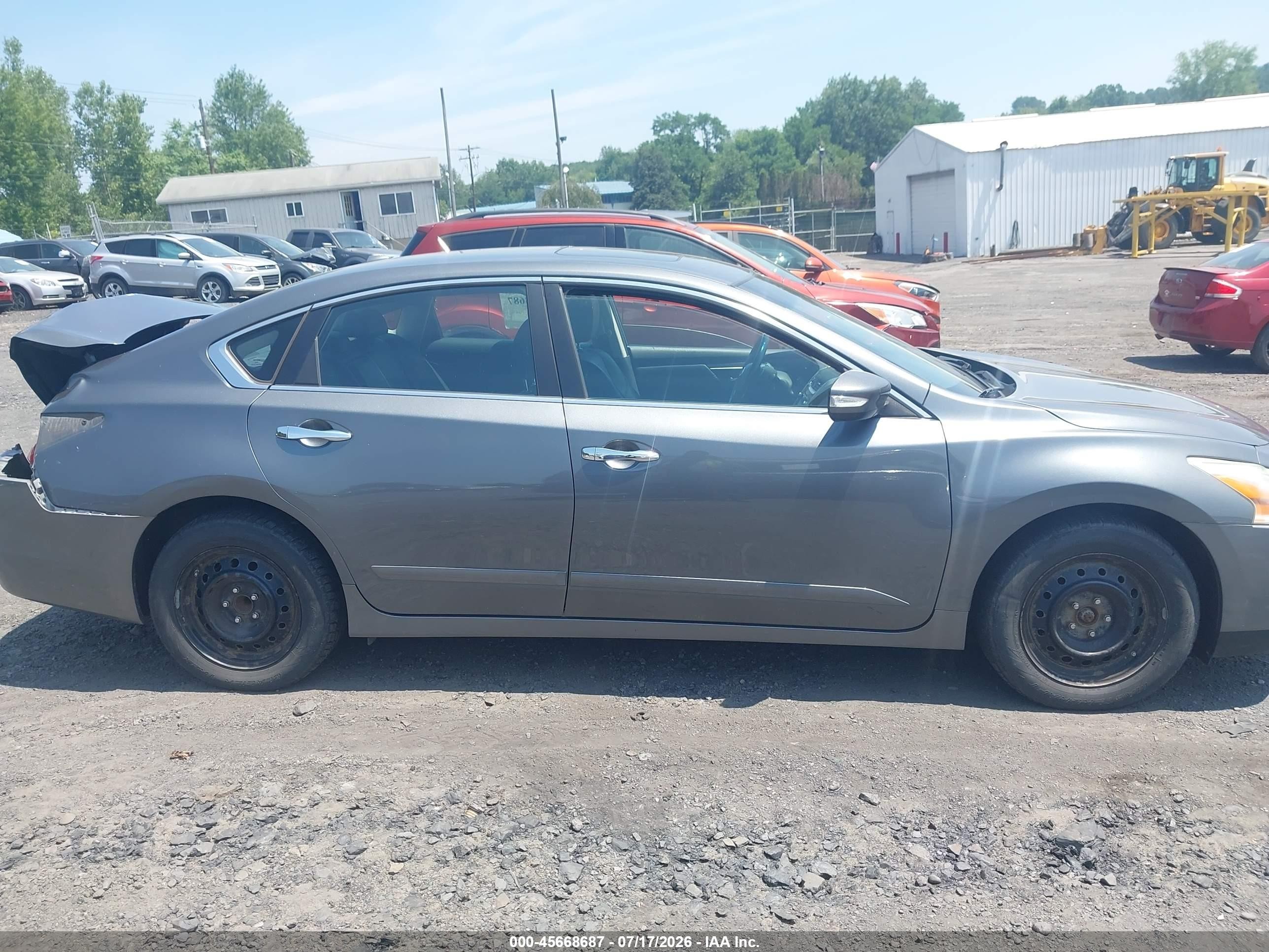2014 Nissan Altima 2.5 Sl Gray vin: 1N4AL3APXEN226619