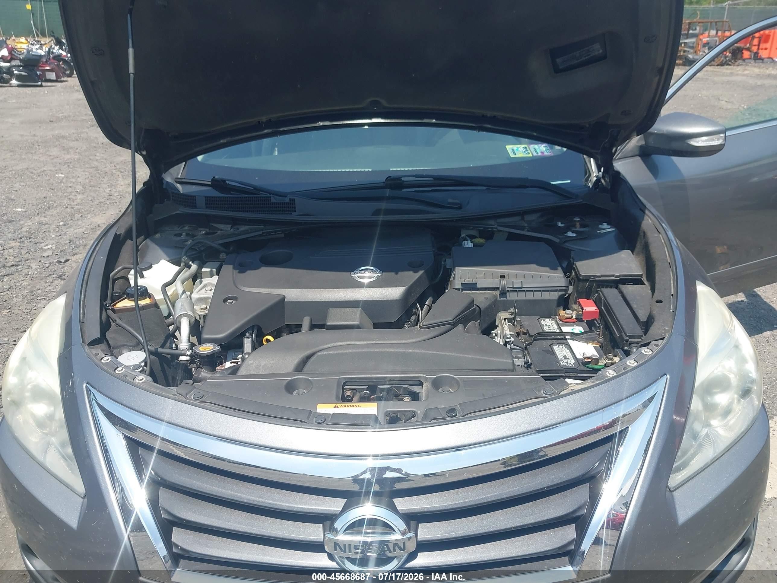 2014 Nissan Altima 2.5 Sl Gray vin: 1N4AL3APXEN226619
