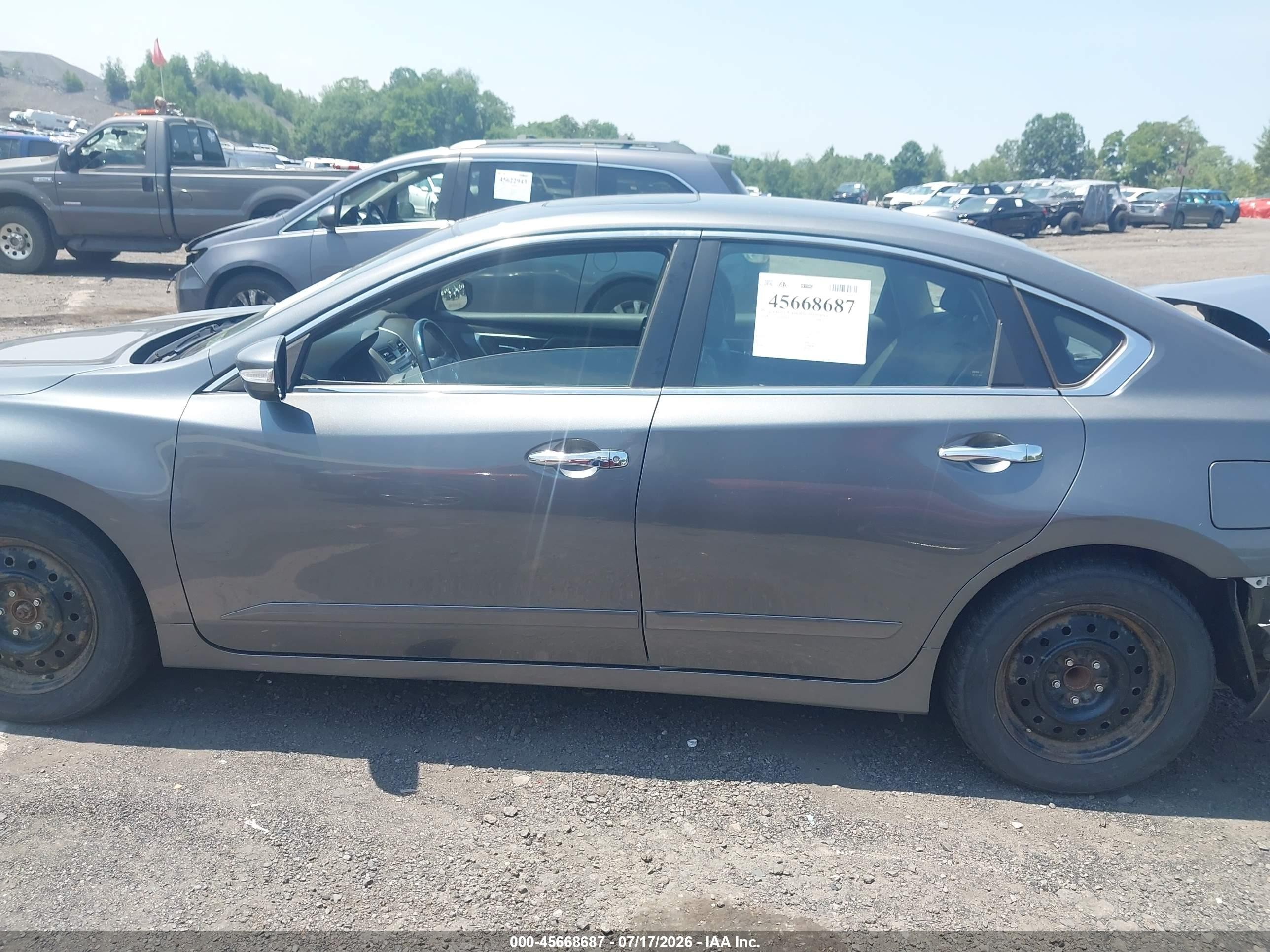 2014 Nissan Altima 2.5 Sl Gray vin: 1N4AL3APXEN226619