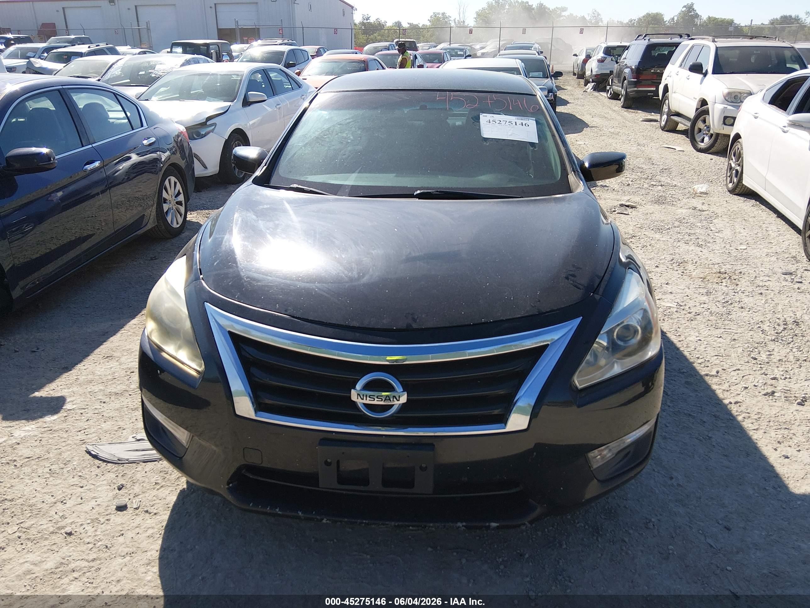 2014 Nissan Altima 2.5 S Black vin: 1N4AL3APXEN229133