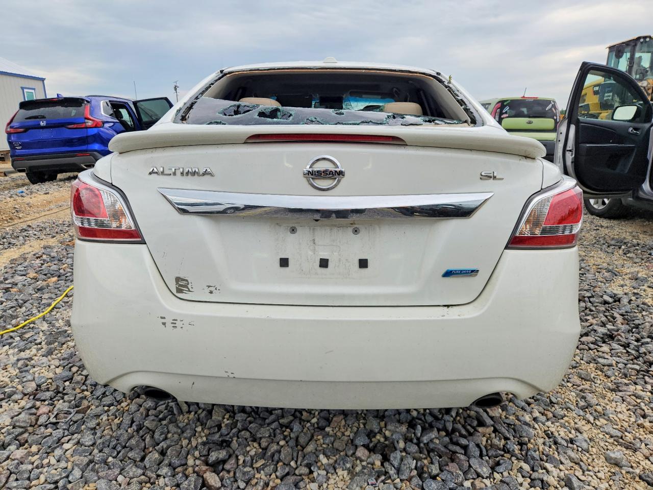 2014 Nissan Altima 2.5 Sl White vin: 1N4AL3APXEN233084