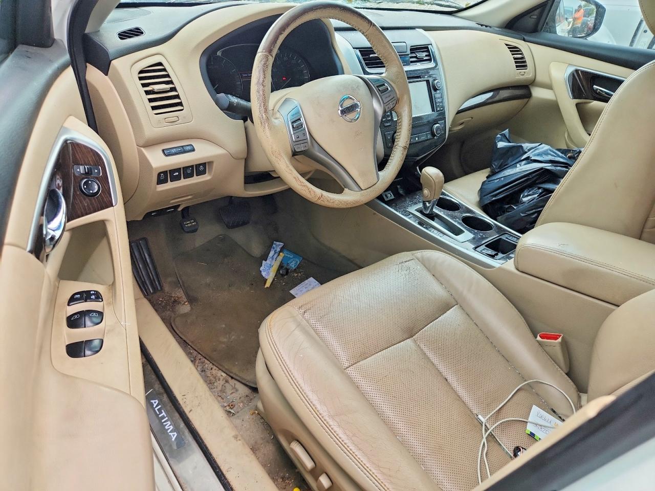 2014 Nissan Altima 2.5 Sl White vin: 1N4AL3APXEN233084
