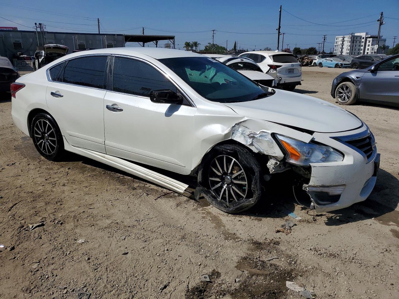 2014 Nissan Altima 2.5 Sv White vin: 1N4AL3APXEN253058
