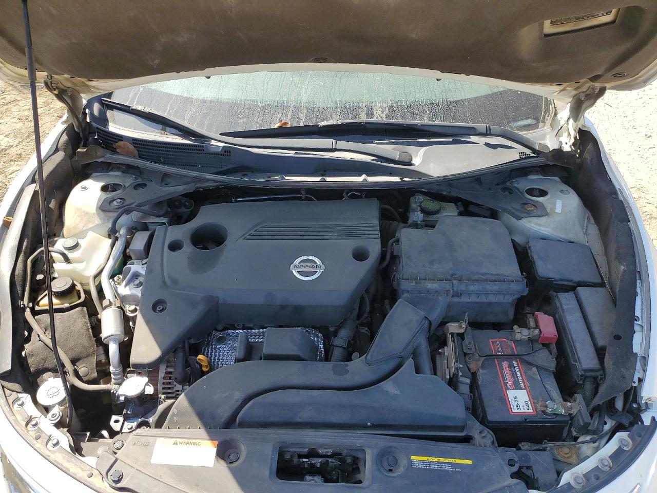 2014 Nissan Altima 2.5 Sv White vin: 1N4AL3APXEN253058