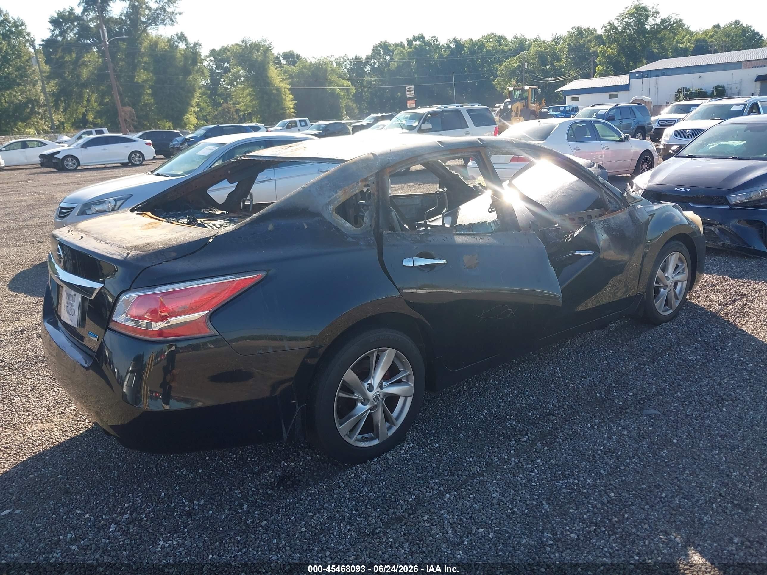 2014 Nissan Altima 2.5 Sl Black vin: 1N4AL3APXEN330978