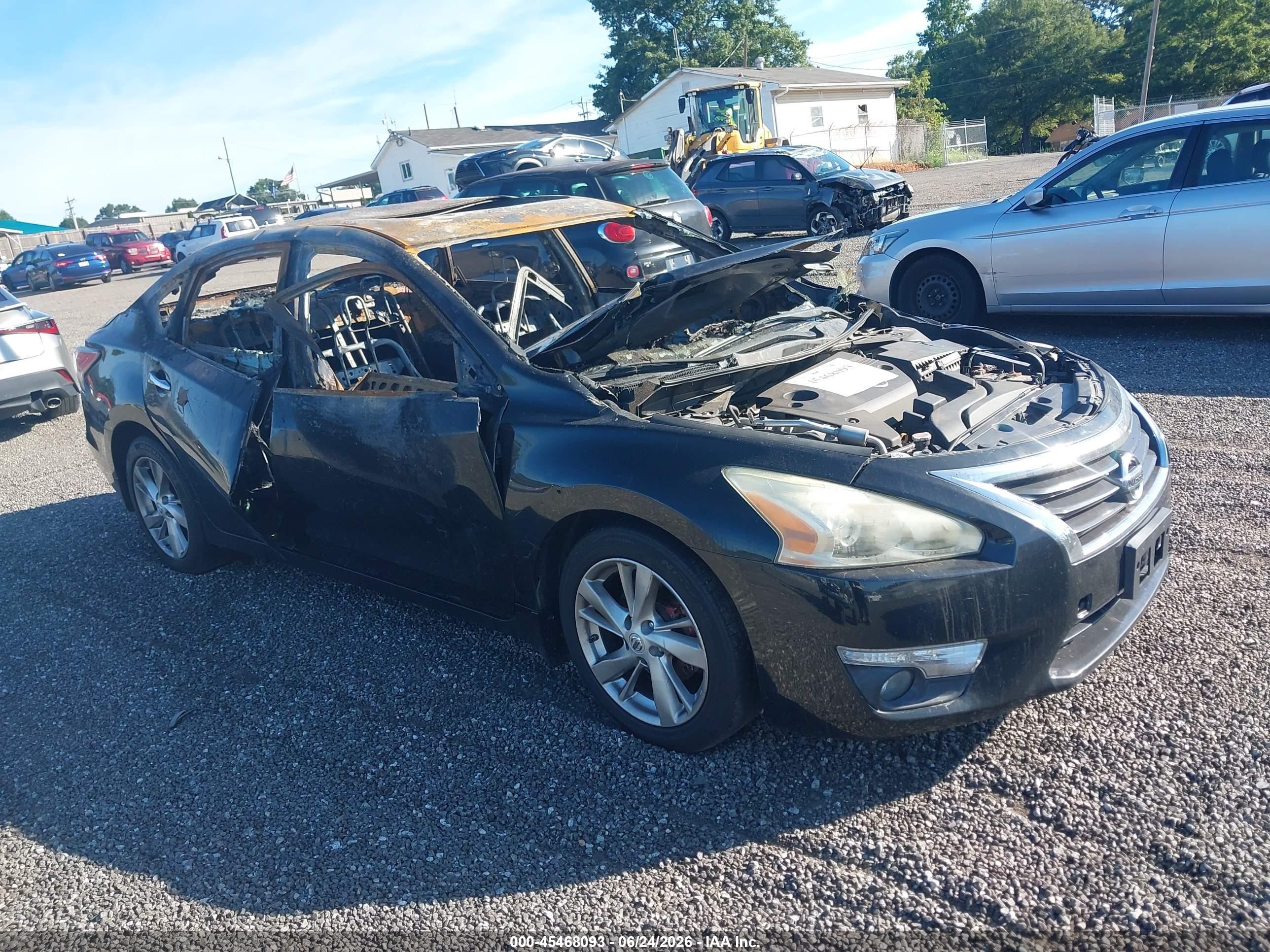 2014 Nissan Altima 2.5 Sl Black vin: 1N4AL3APXEN330978