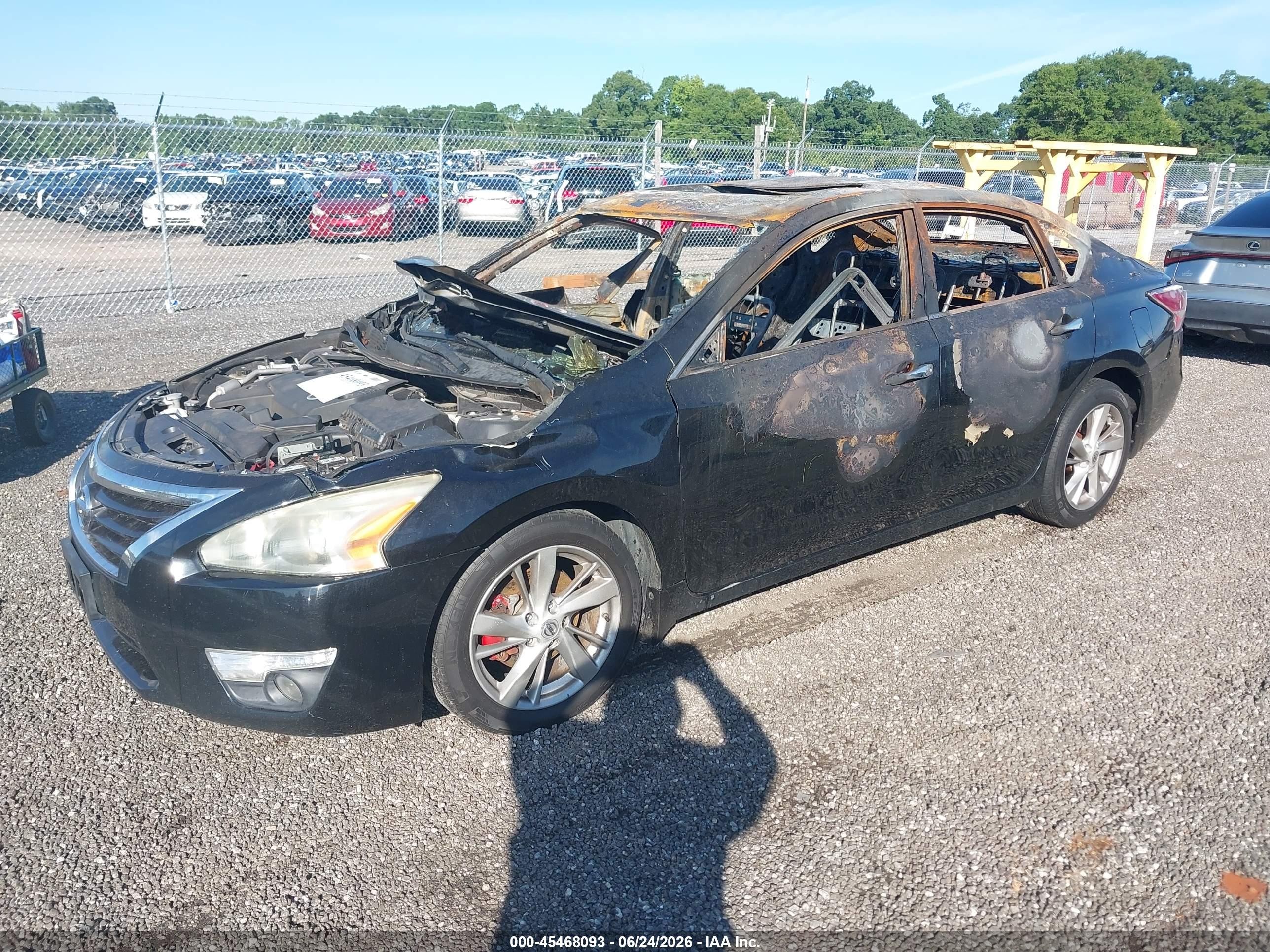 2014 Nissan Altima 2.5 Sl Black vin: 1N4AL3APXEN330978