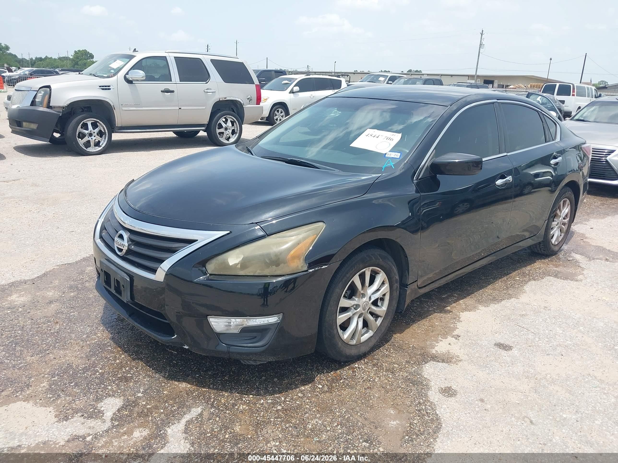 2014 Nissan Altima 2.5 S Black vin: 1N4AL3APXEN331502