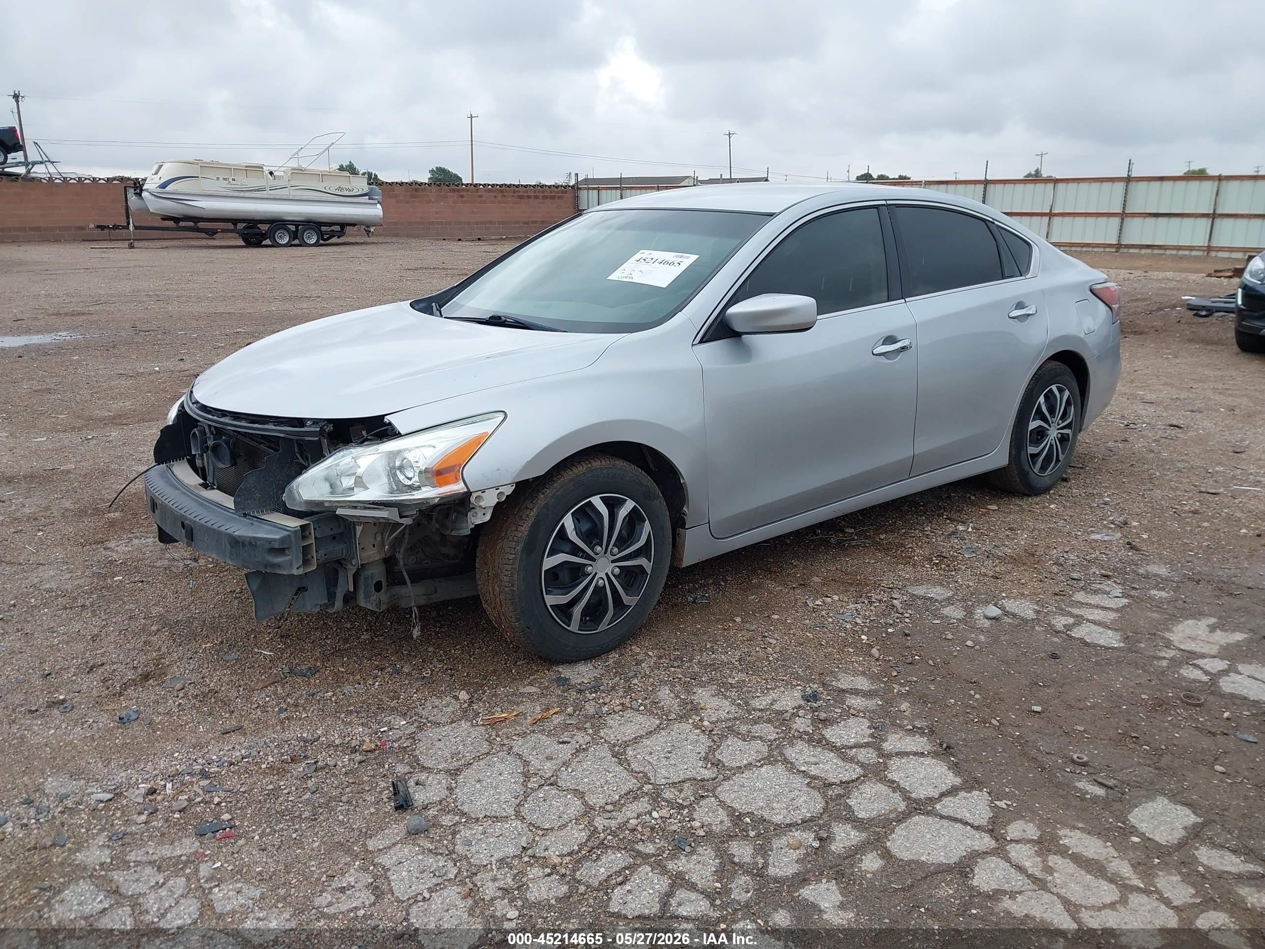 2014 Nissan Altima 2.5 S Silver vin: 1N4AL3APXEN333105