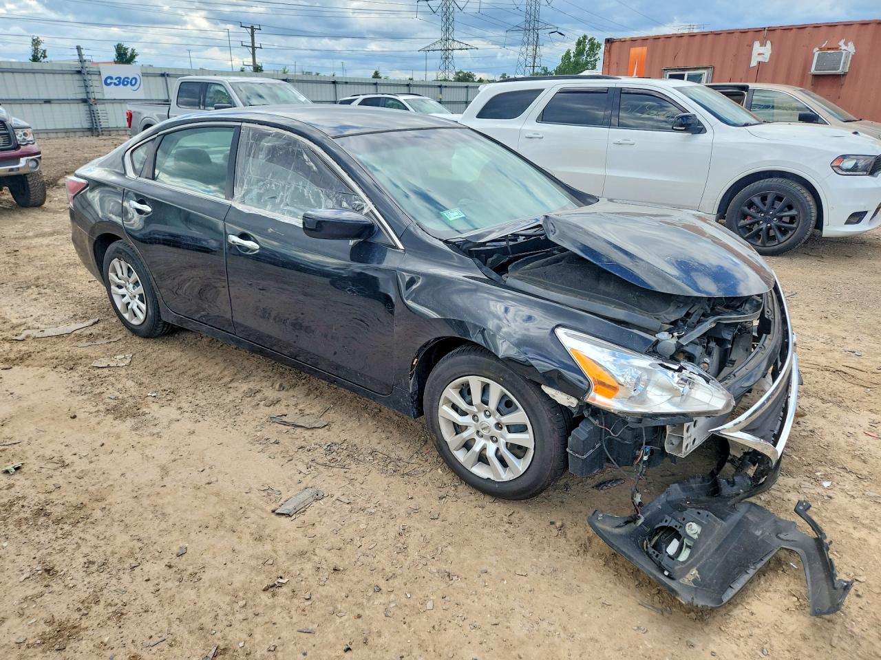 2014 Nissan Altima 2.5 S Black vin: 1N4AL3APXEN340779