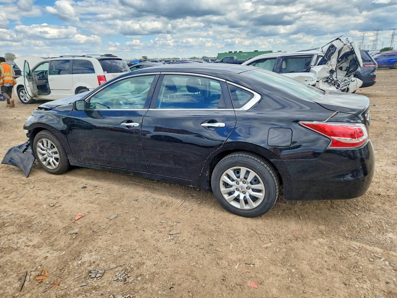 2014 Nissan Altima 2.5 S Black vin: 1N4AL3APXEN340779