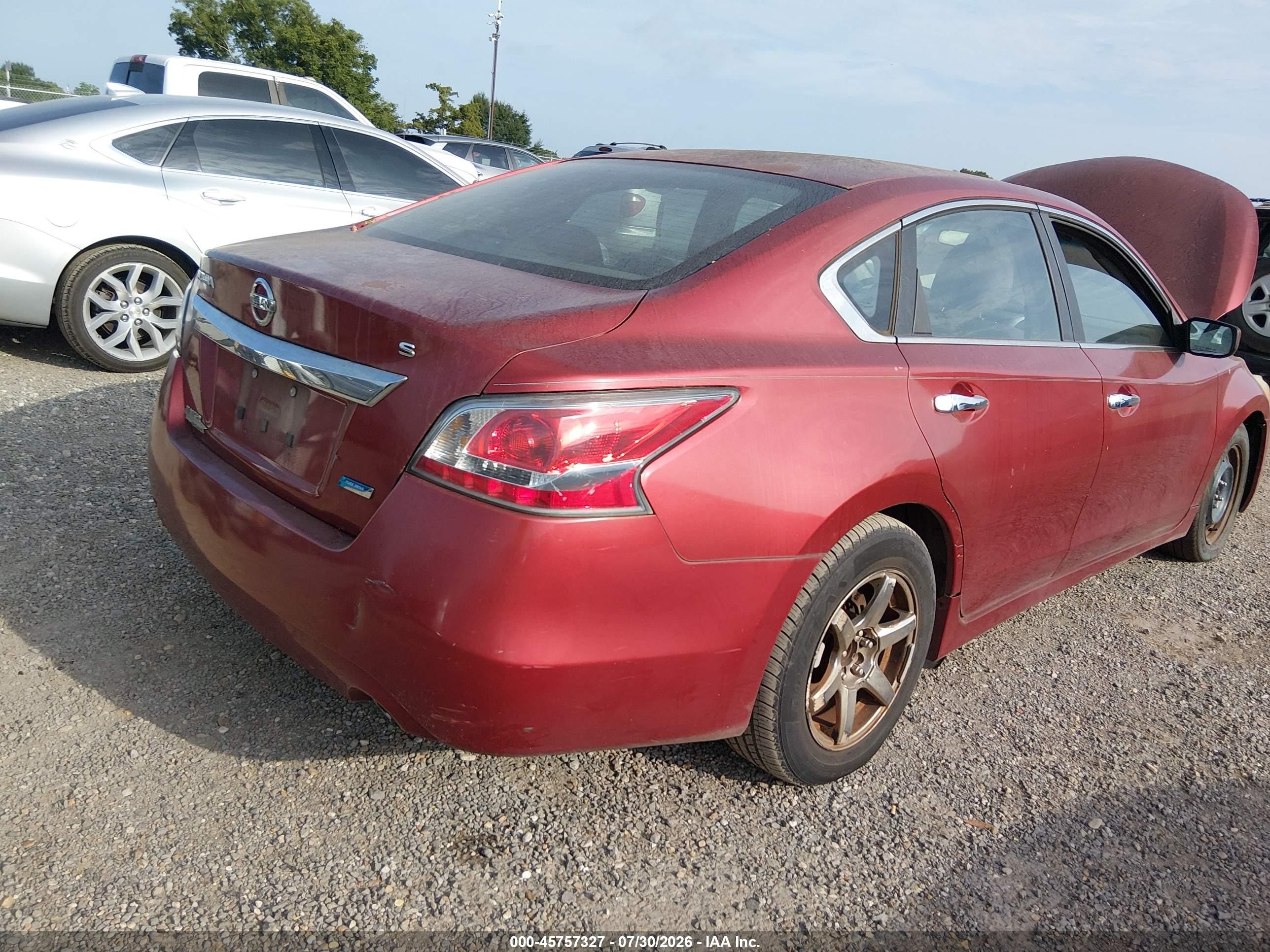 2014 Nissan Altima 2.5/2.5 S/2.5 Sl/2.5 Sv Red vin: 1N4AL3APXEN351023