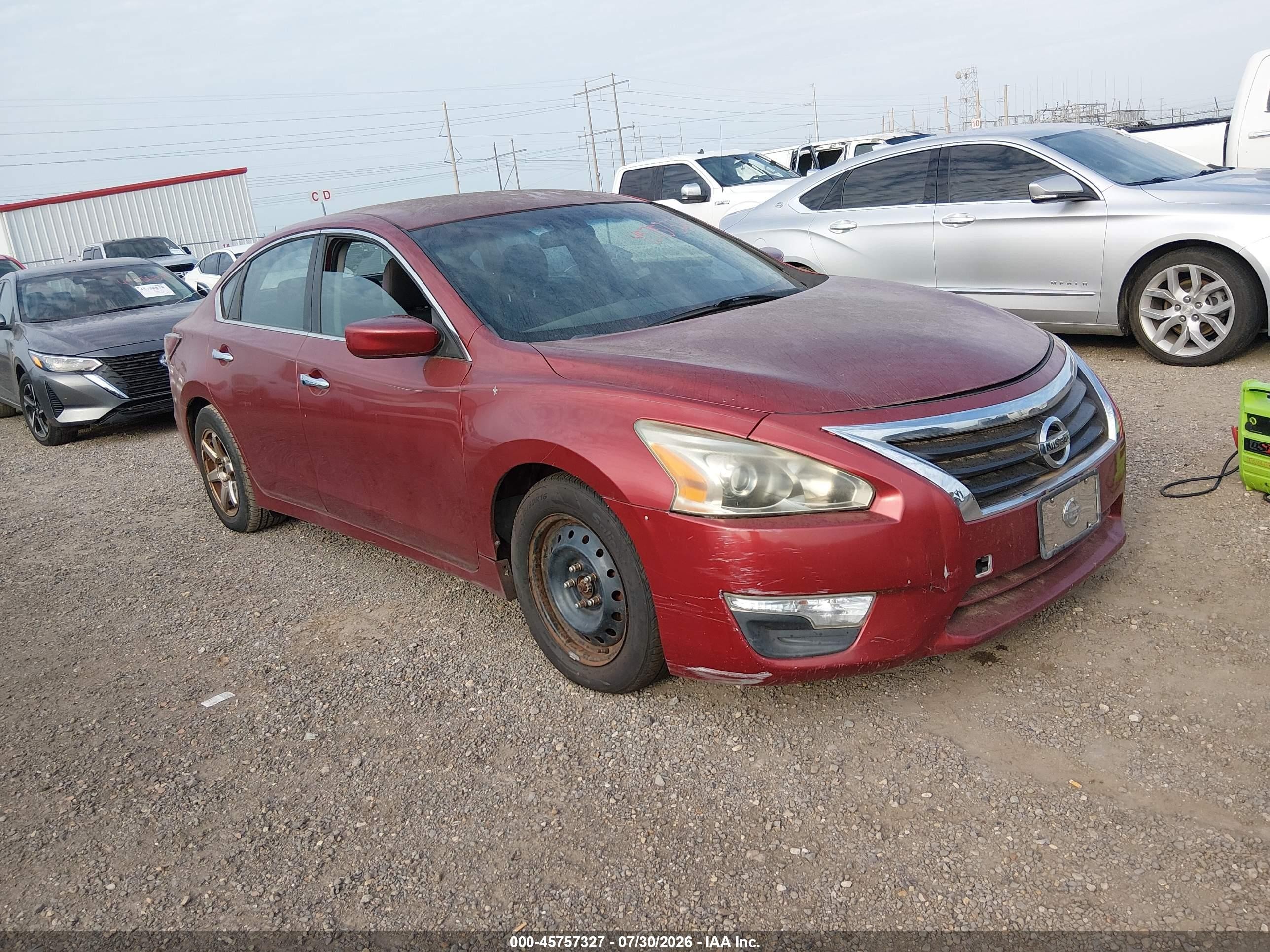 2014 Nissan Altima 2.5/2.5 S/2.5 Sl/2.5 Sv Red vin: 1N4AL3APXEN351023