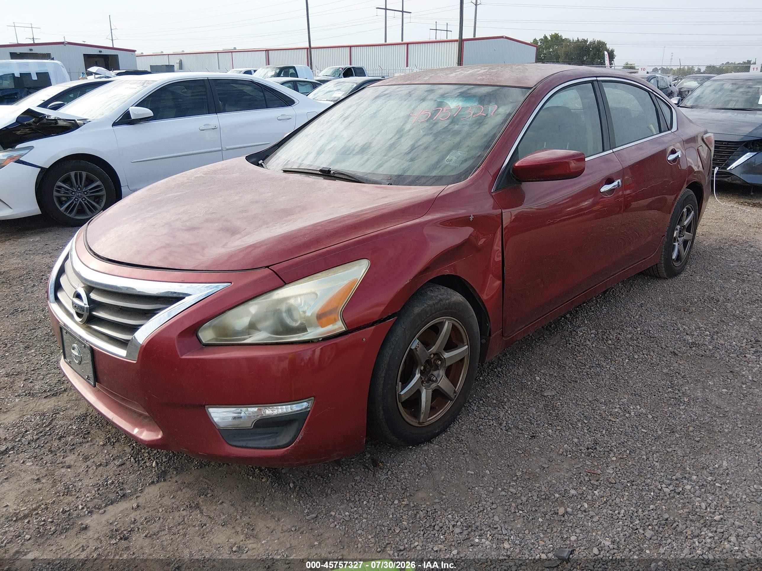 2014 Nissan Altima 2.5/2.5 S/2.5 Sl/2.5 Sv Red vin: 1N4AL3APXEN351023