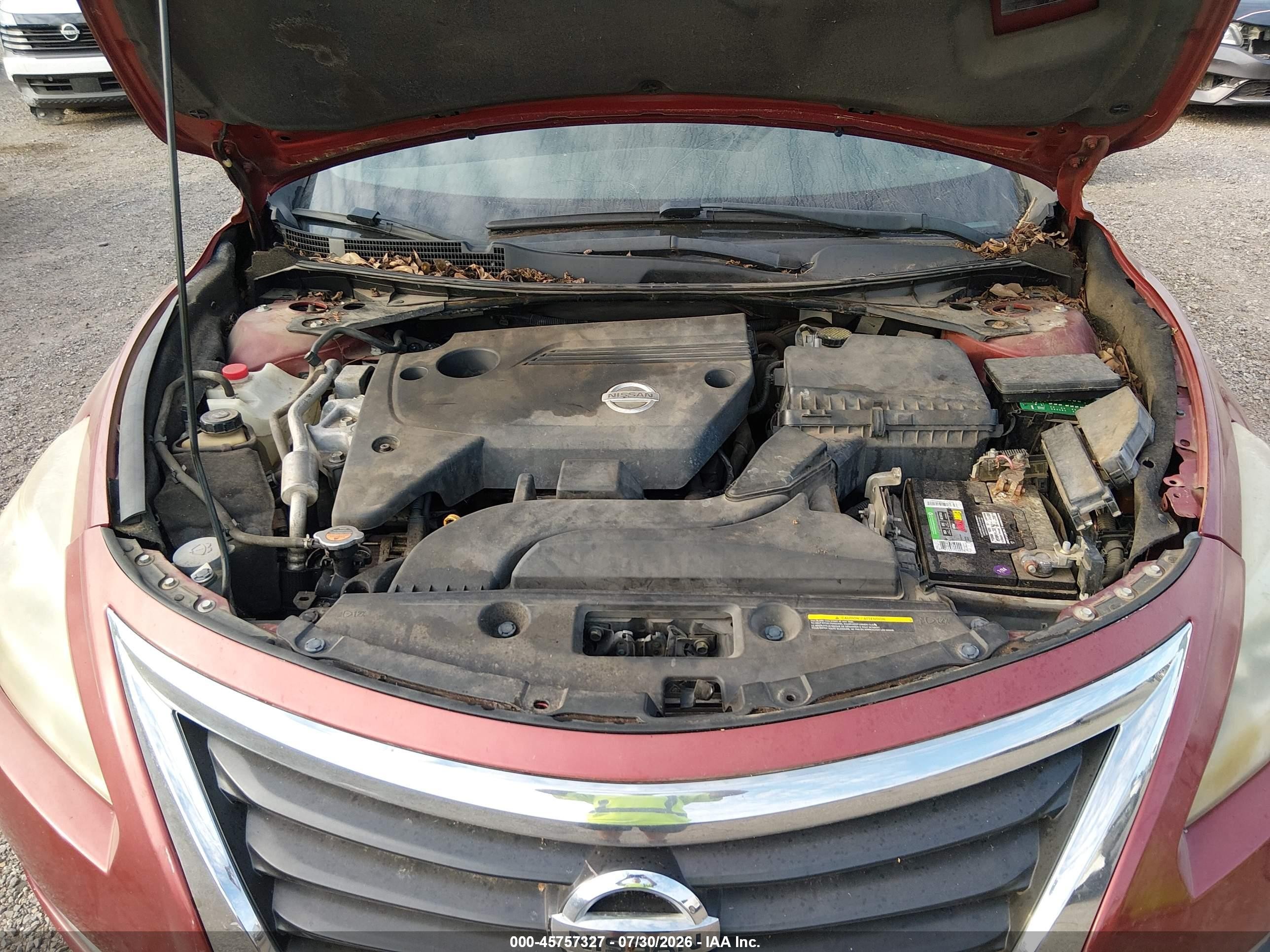 2014 Nissan Altima 2.5/2.5 S/2.5 Sl/2.5 Sv Red vin: 1N4AL3APXEN351023