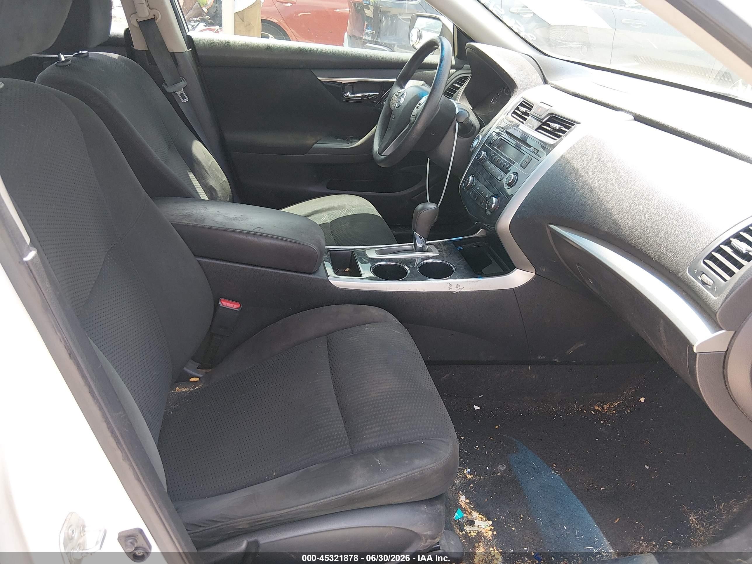 2014 Nissan Altima 2.5 S White vin: 1N4AL3APXEN356514